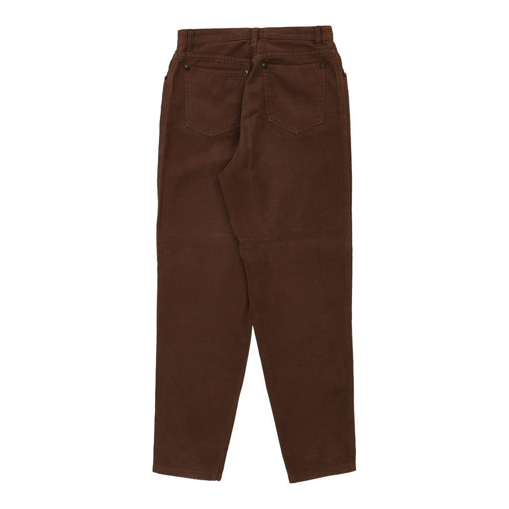 Buy Moschino Jeans Trousers - 28W UK 10 Brown Cotton Refurbished - $107.19 Moschino Jeans Trousers - 28W UK 10 Brown Cotton Refurbished - Thrifted (note: this is a term often used to describe second- refurbished available on Cerqular
