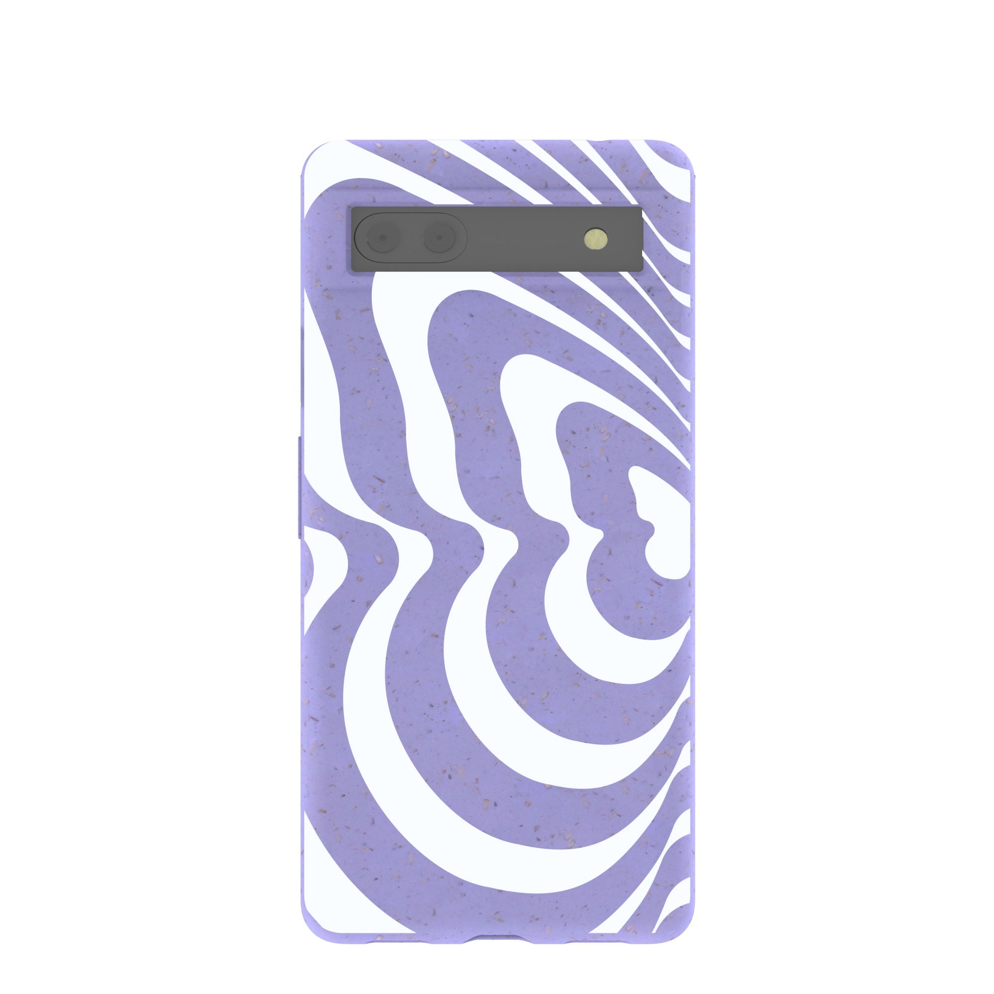 Lavender Flutter Left Google Pixel 6a Case Refurbished - Pela Case refurbished available on Cerqular