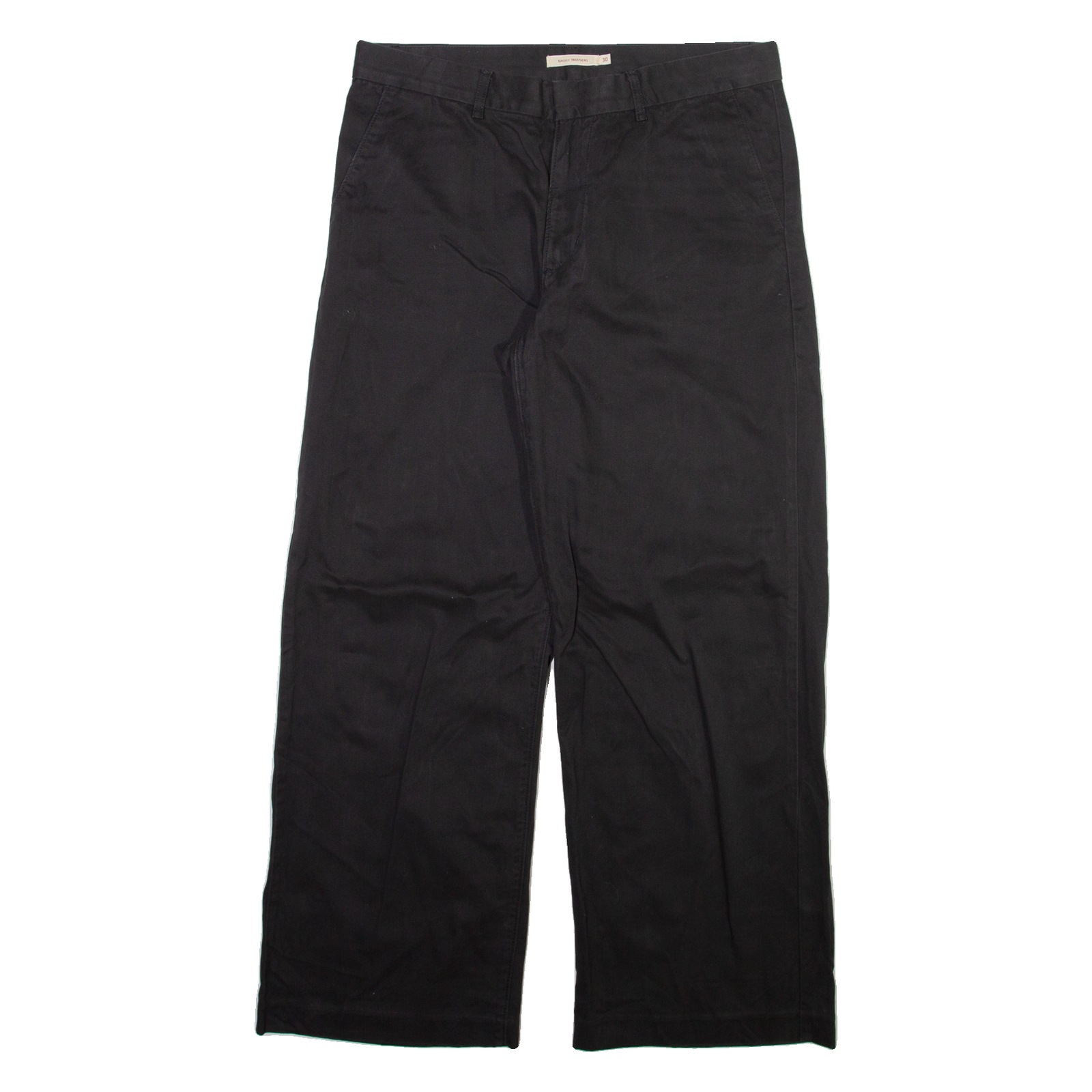 LEVI'S Womens Trousers Black Relaxed Straight W34 L30 Refurbished - N/A refurbished available on Cerqular