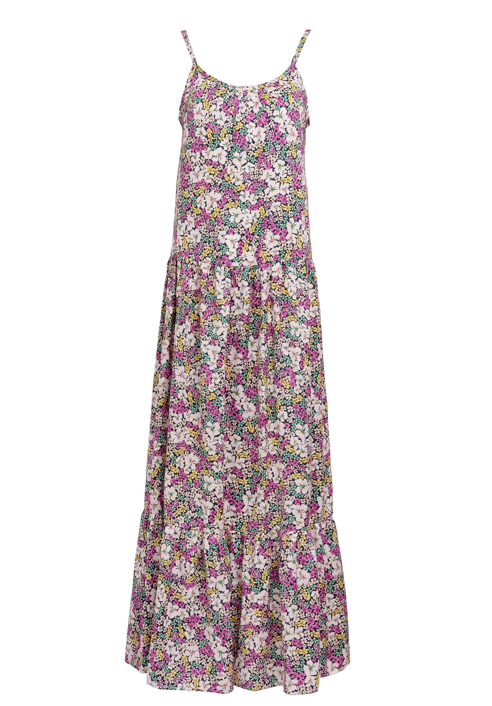 Dress Gladys Dress Purple-Yellow-White | Color: PURPLE YELLOW WHITE | Size: L Refurbished - N/A (I could not find a well-known brand with this name refurbished available on Cerqular