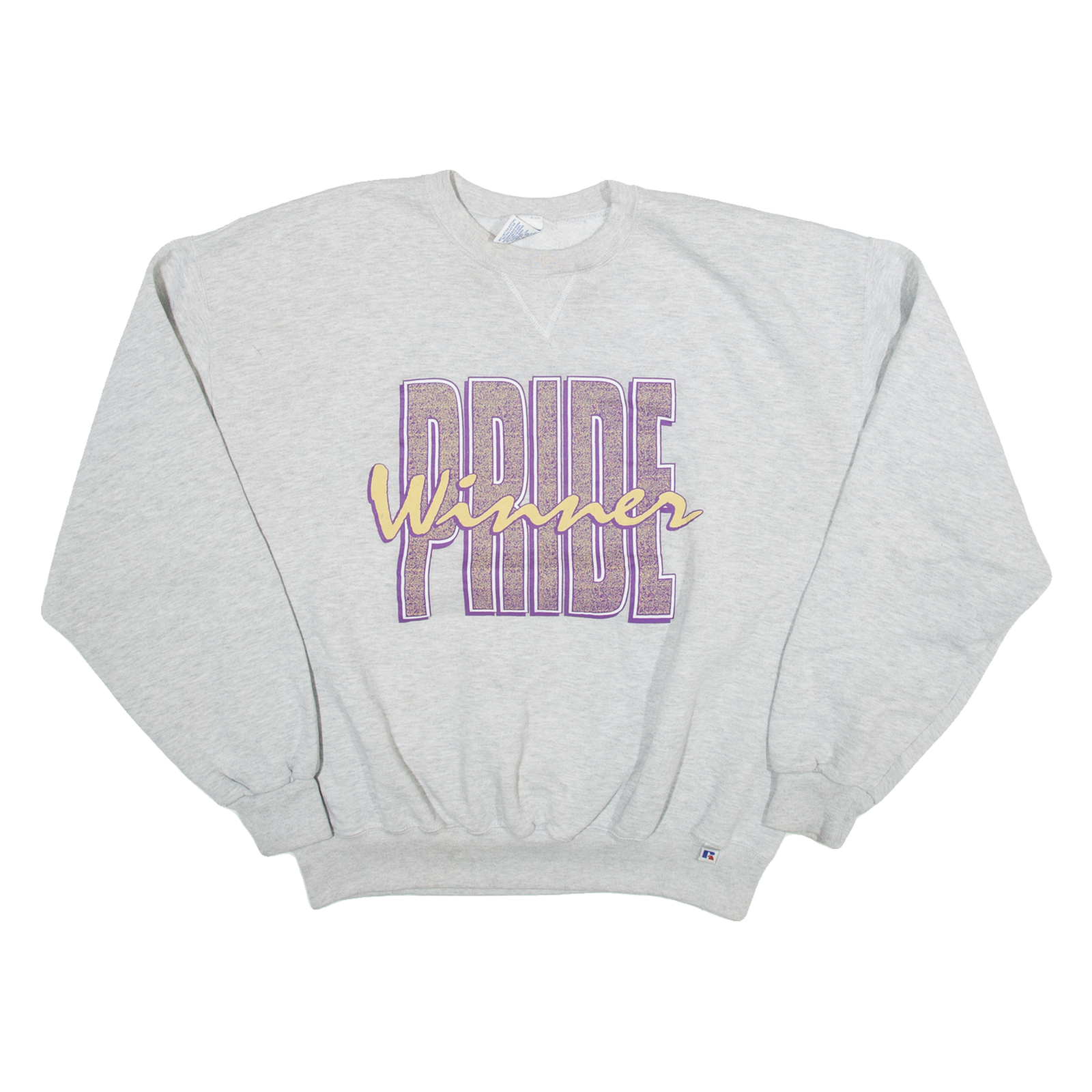 RUSSELL ATHLETIC Mens Sweatshirt Grey XL Refurbished - N/A refurbished available on Cerqular