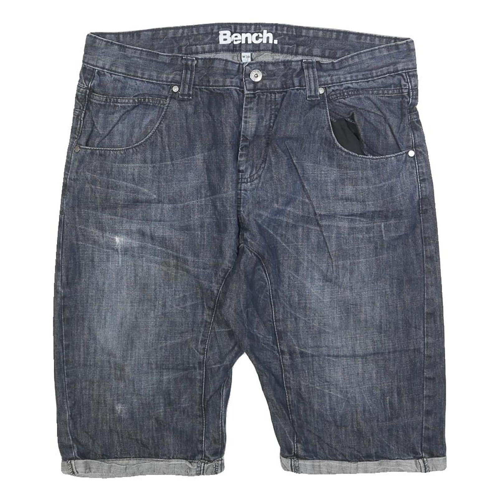 Buy BENCH Mens Denim Blue Casual Shorts XL W38 Cotton Blend Stylish Pockets Refurbished - $19.49 BENCH Mens Denim Blue Casual Shorts XL W38 Cotton Blend Stylish Pockets Refurbished - N/A refurbished available on Cerqular