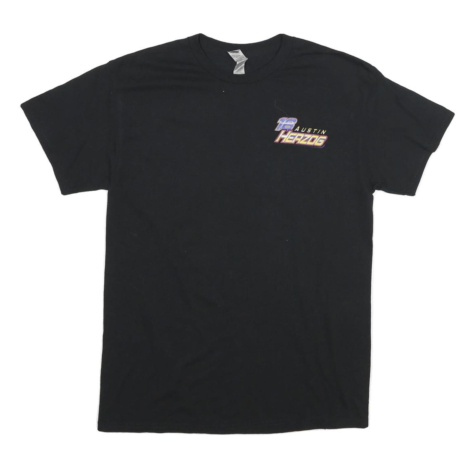 Buy GILDAN Mens Black Austin Herzog Graphic T-Shirt M Short Sleeve Crew Neck Car Refurbished - $20.79 GILDAN Mens Black Austin Herzog Graphic T-Shirt M Short Sleeve Crew Neck Car Refurbished - N/A refurbished available on Cerqular