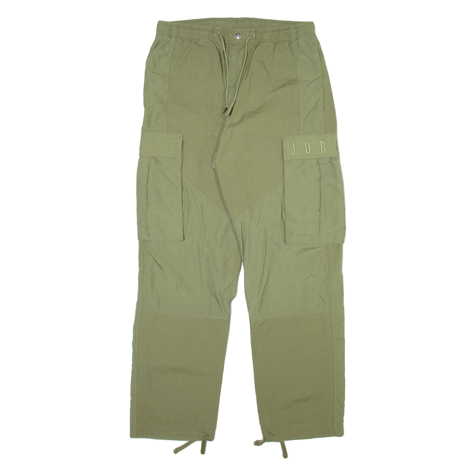 AIR JORDAN Cargo Mens Trousers Green Relaxed Straight W30 L29 Refurbished - N/A refurbished available on Cerqular