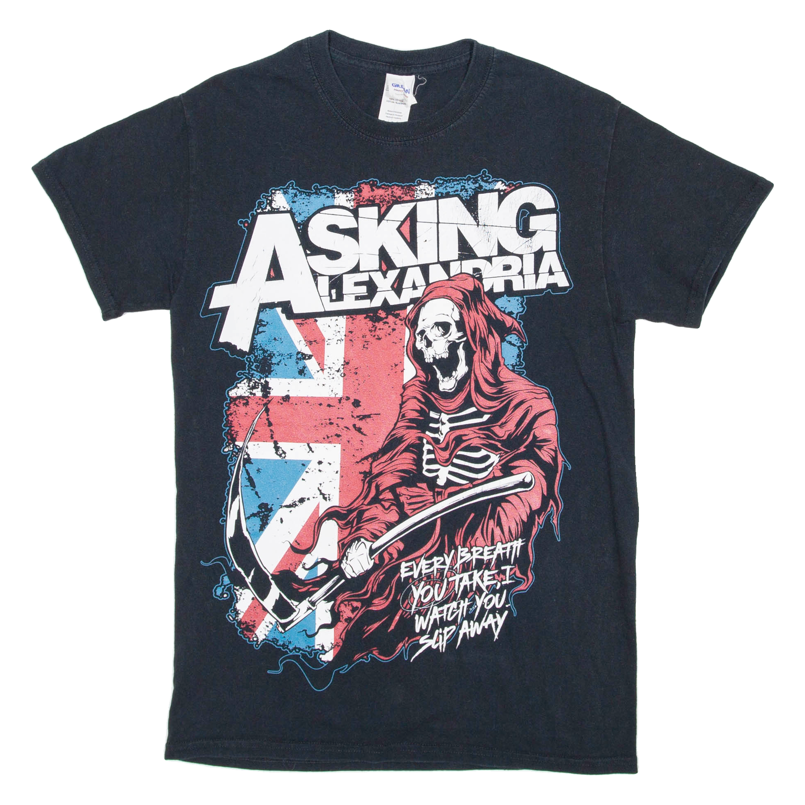 GILDAN Asking Alexandria Mens T-Shirt Black S Refurbished - N/A refurbished available on Cerqular