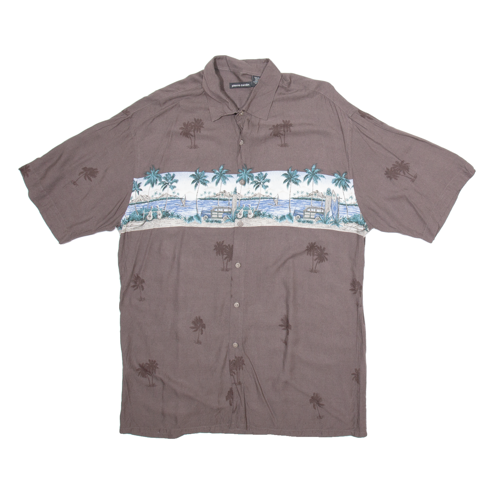 Buy PIERRE CARDIN Mens Hawaiian Shirt Brown Crazy Pattern L Refurbished - $28.59 PIERRE CARDIN Mens Hawaiian Shirt Brown Crazy Pattern L Refurbished - N/A refurbished available on Cerqular