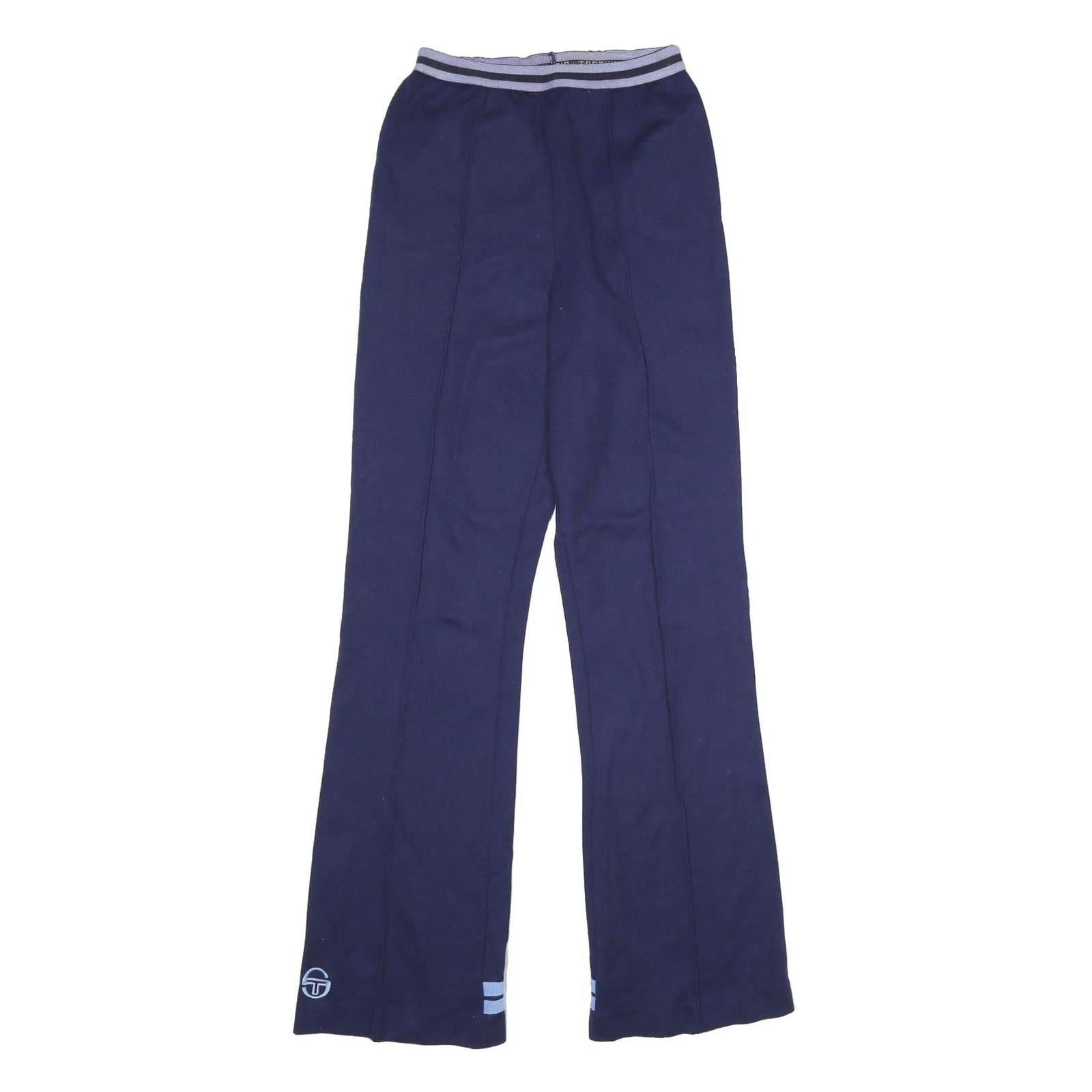 SERGIO TACCHINI Womens Joggers Navy & Light Blue S W22 L32 Wool Blend Relaxed Refurbished - N/A refurbished available on Cerqular