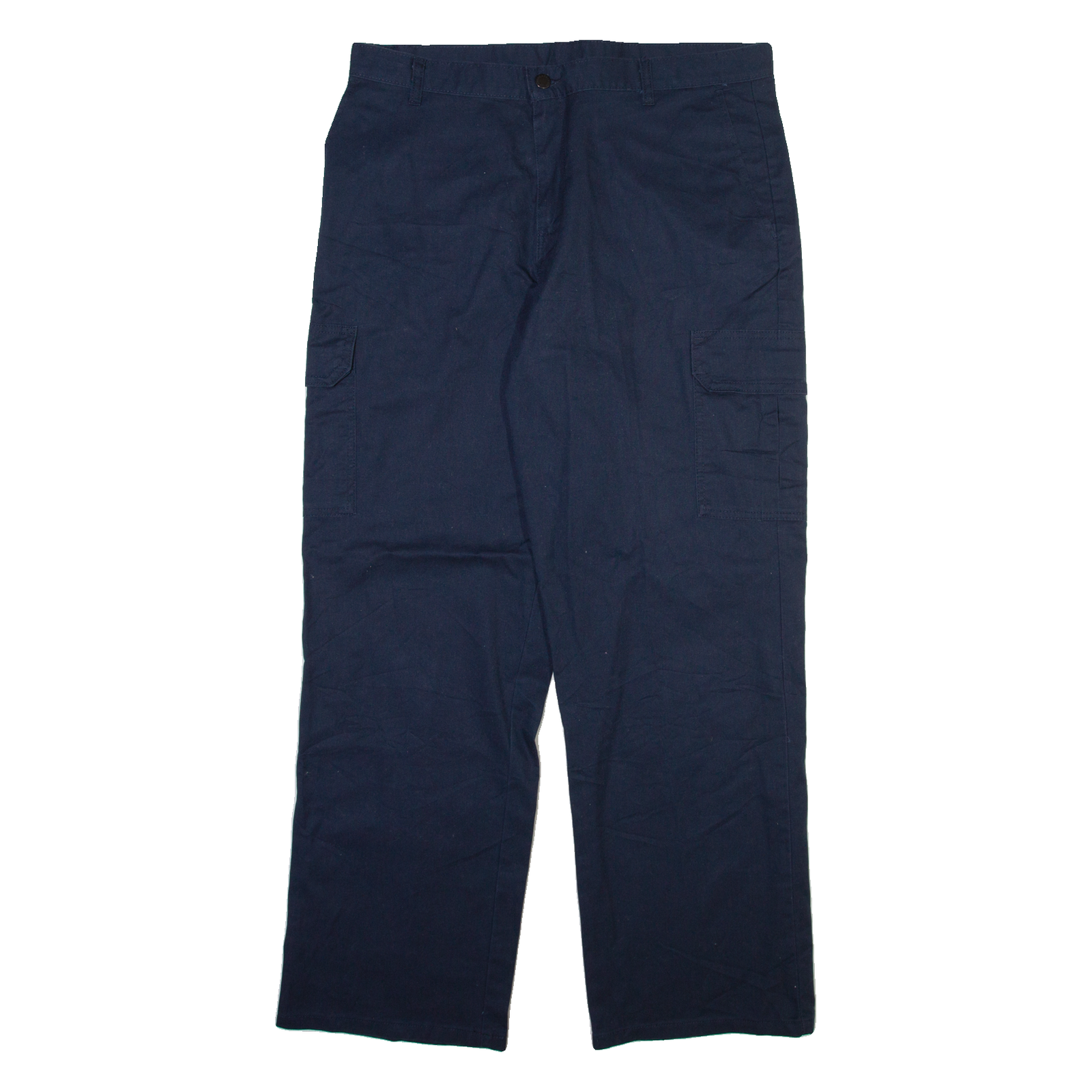 DICKIES Cargo Mens Trousers Blue Relaxed Straight W36 L31 Refurbished - N/A refurbished available on Cerqular