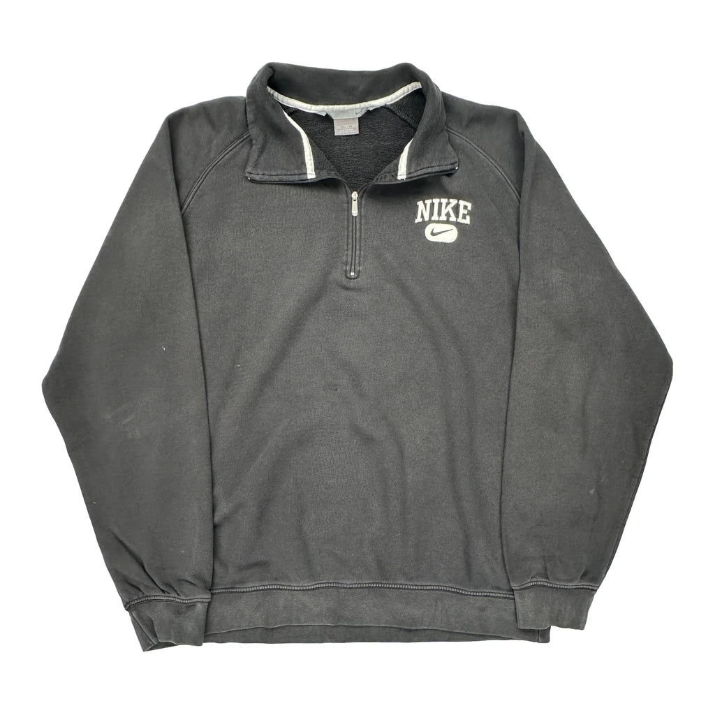 Nike Top - 2XL Grey Cotton Refurbished - Thrifted (note: this is a term often used to describe second- refurbished available on Cerqular