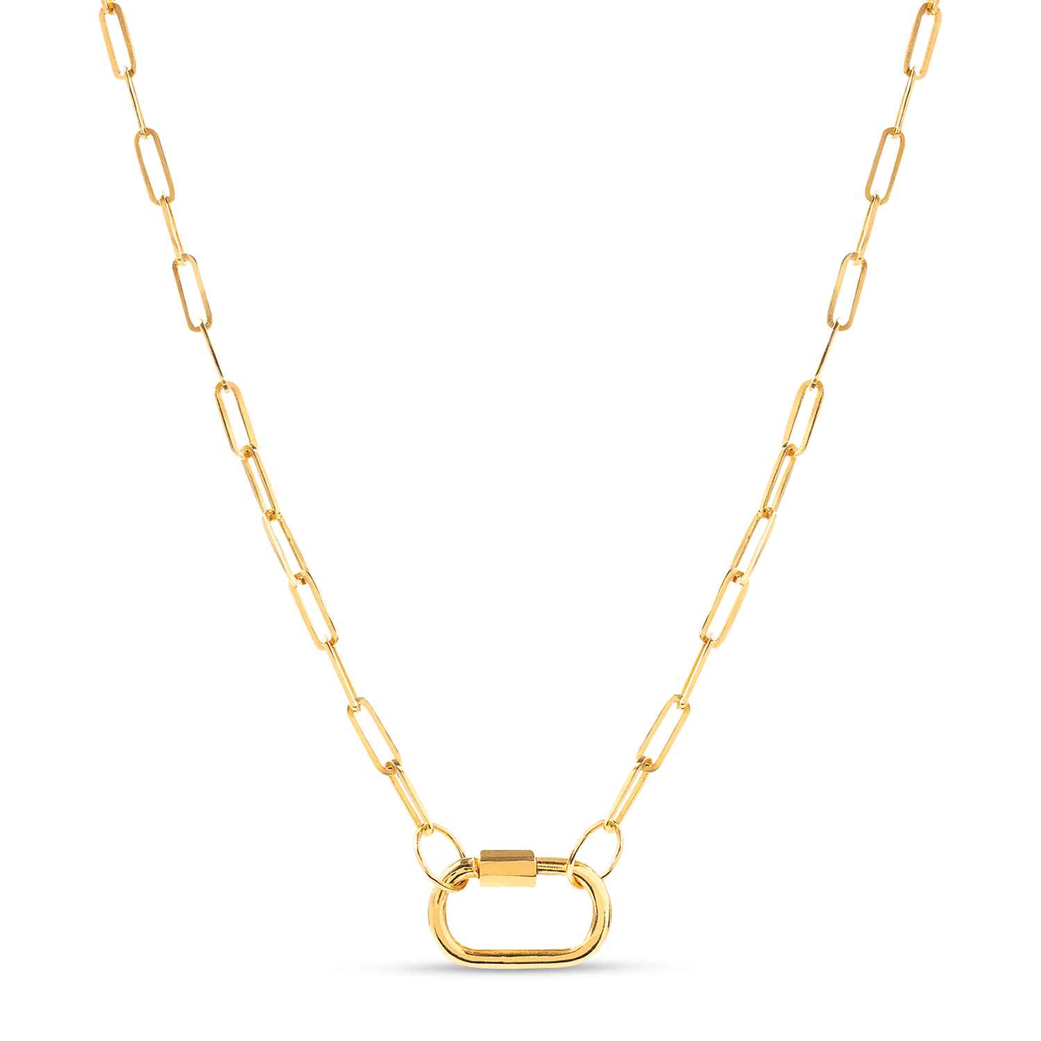Daphne Gold Paperclip Link Chain Necklace Refurbished - Amadeus (This could refer to multiple things, such as the 1 refurbished available on Cerqular