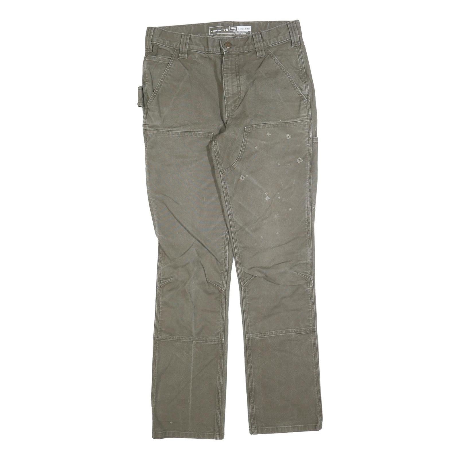 CARHARTT Mens Regular Fit Straight Leg Denim Stone Wash W30 L32 Utility Workwear Refurbished - N/A refurbished available on Cerqular