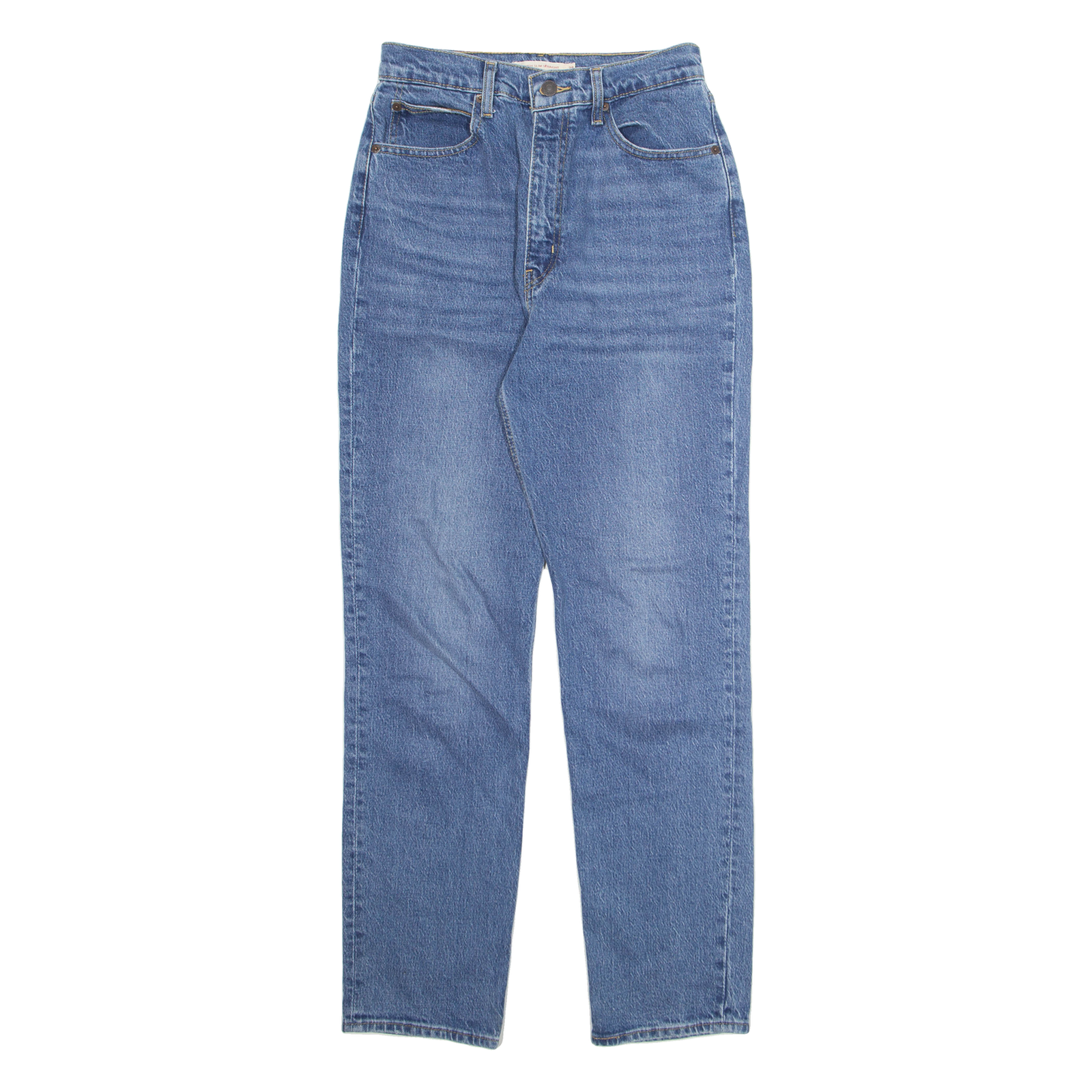LEVI'S Womens Jeans Blue Slim Straight Stone Wash W28 L31 Refurbished - N/A refurbished available on Cerqular