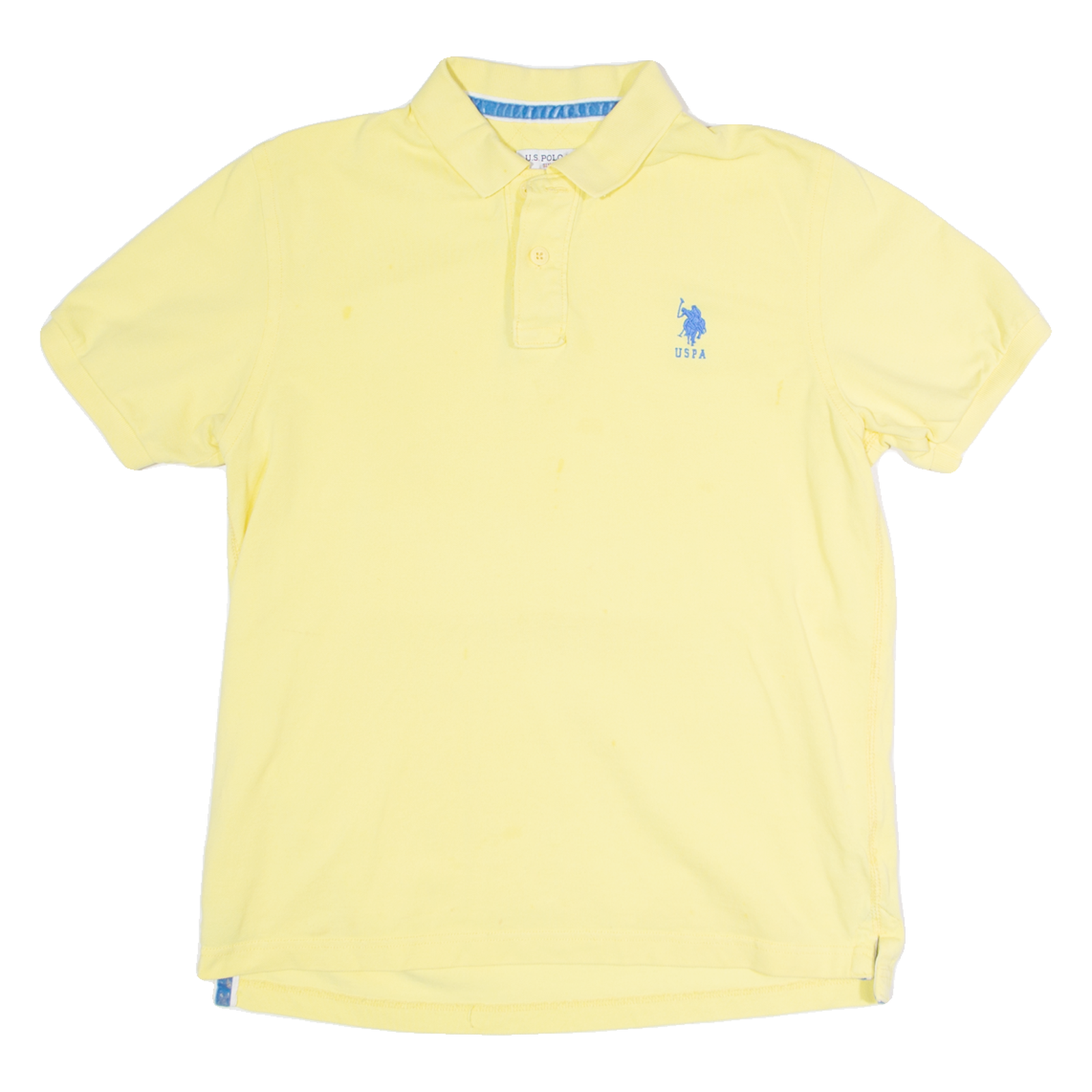 U.S. POLO ASSN Mens Polo Shirt Yellow L Refurbished - N/A refurbished available on Cerqular