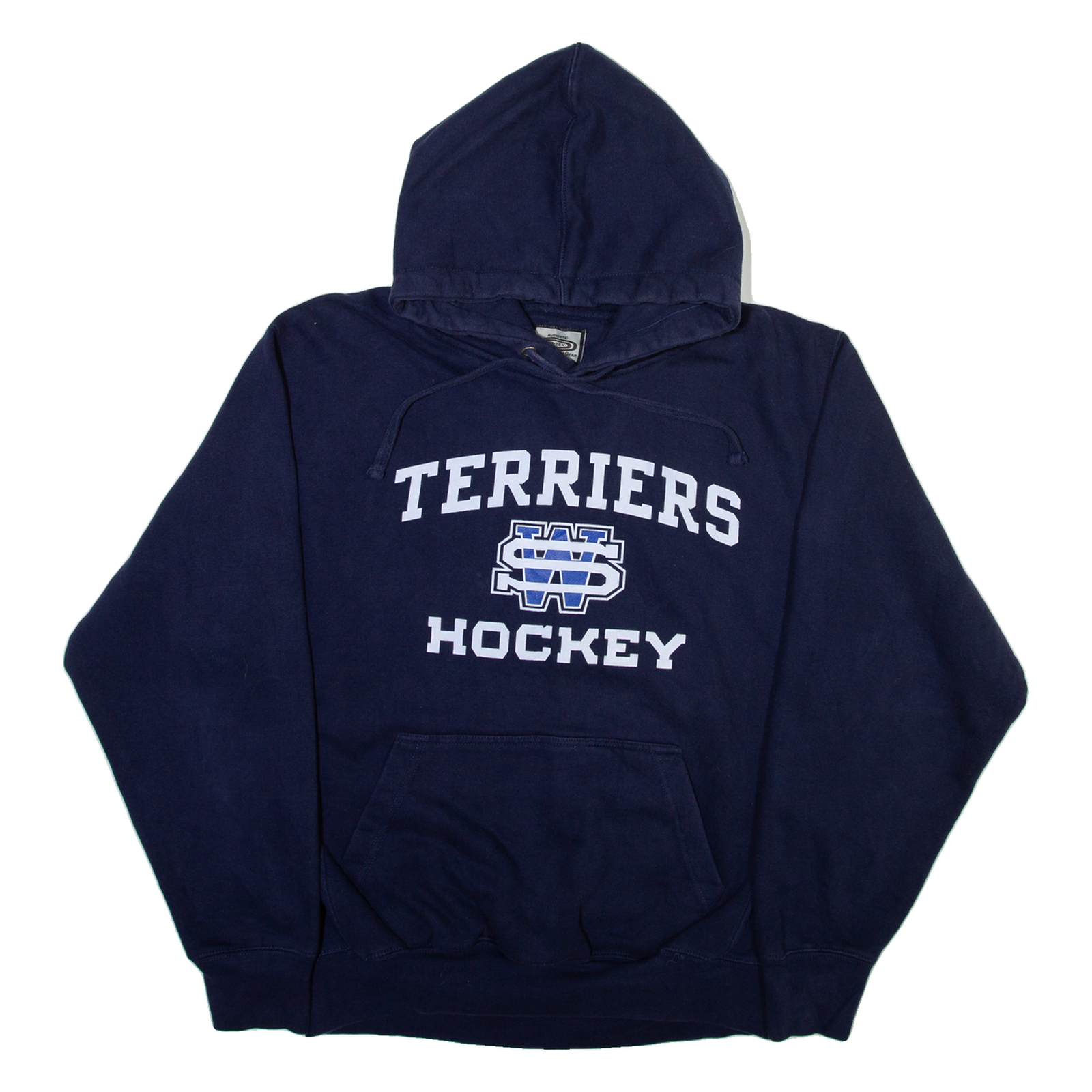 POWER-TEK Terriers Hockey Mens Blue Hoodie USA L Refurbished - N/A refurbished available on Cerqular