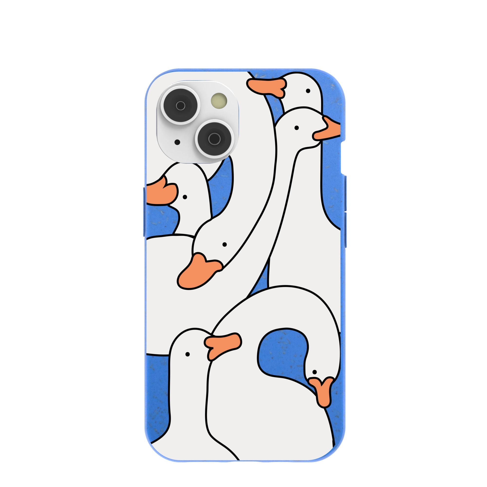 Electric Blue Silly Goose iPhone 14/16e Case Refurbished - Pela Case refurbished available on Cerqular