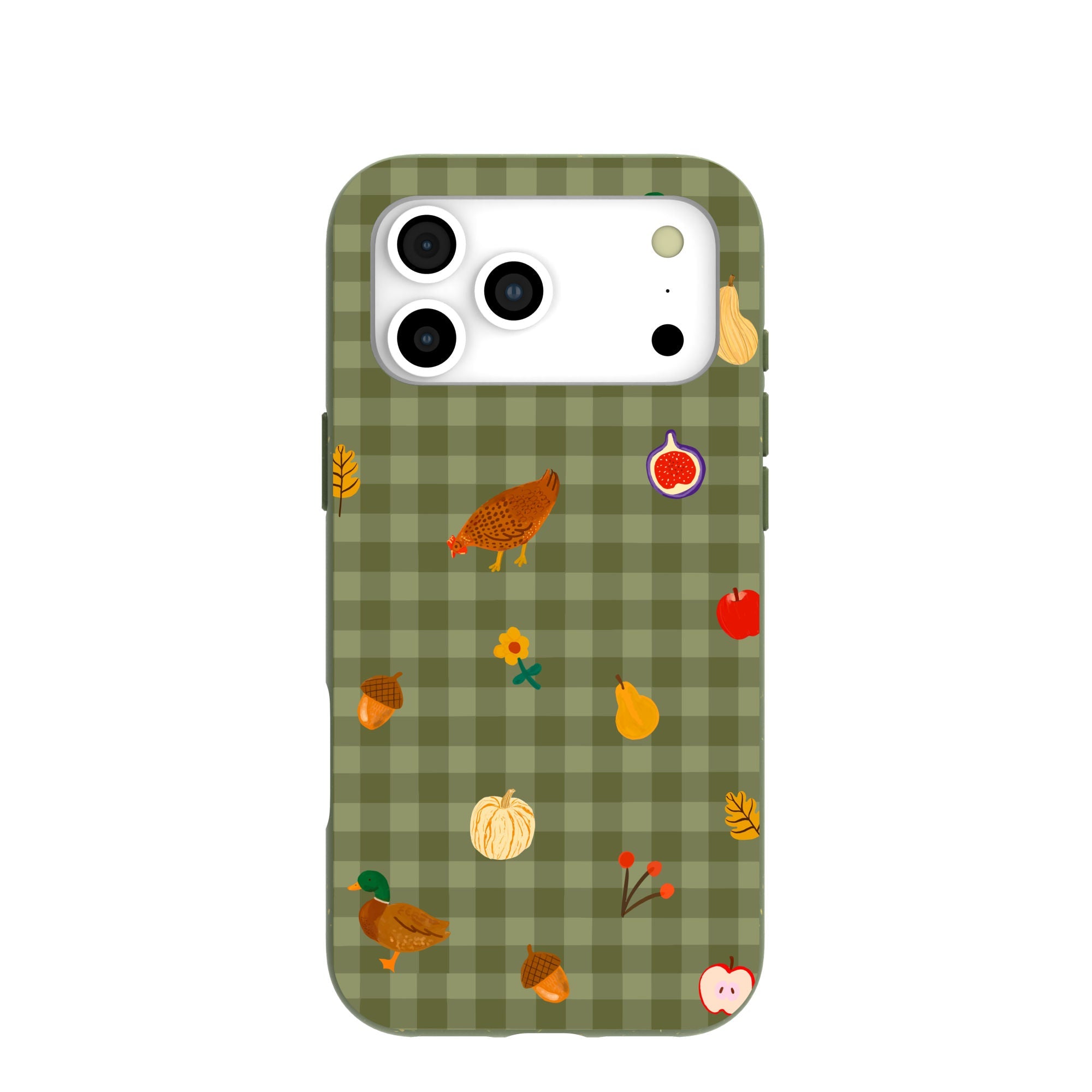 Forest Floor Harvest Folk iPhone 17 Pro Max Case | MagSafe Compatibility: Without MagSafe Refurbished - Pela Case refurbished available on Cerqular
