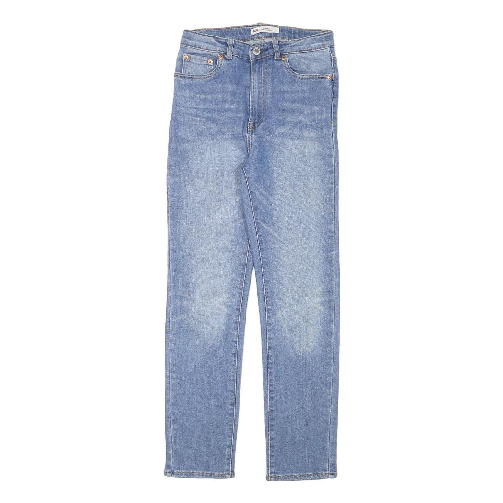 LEVI'S Womens Jeans Blue Slim Skinny Denim Light W24 L26 Stylish Zip Closure Refurbished - N/A refurbished available on Cerqular
