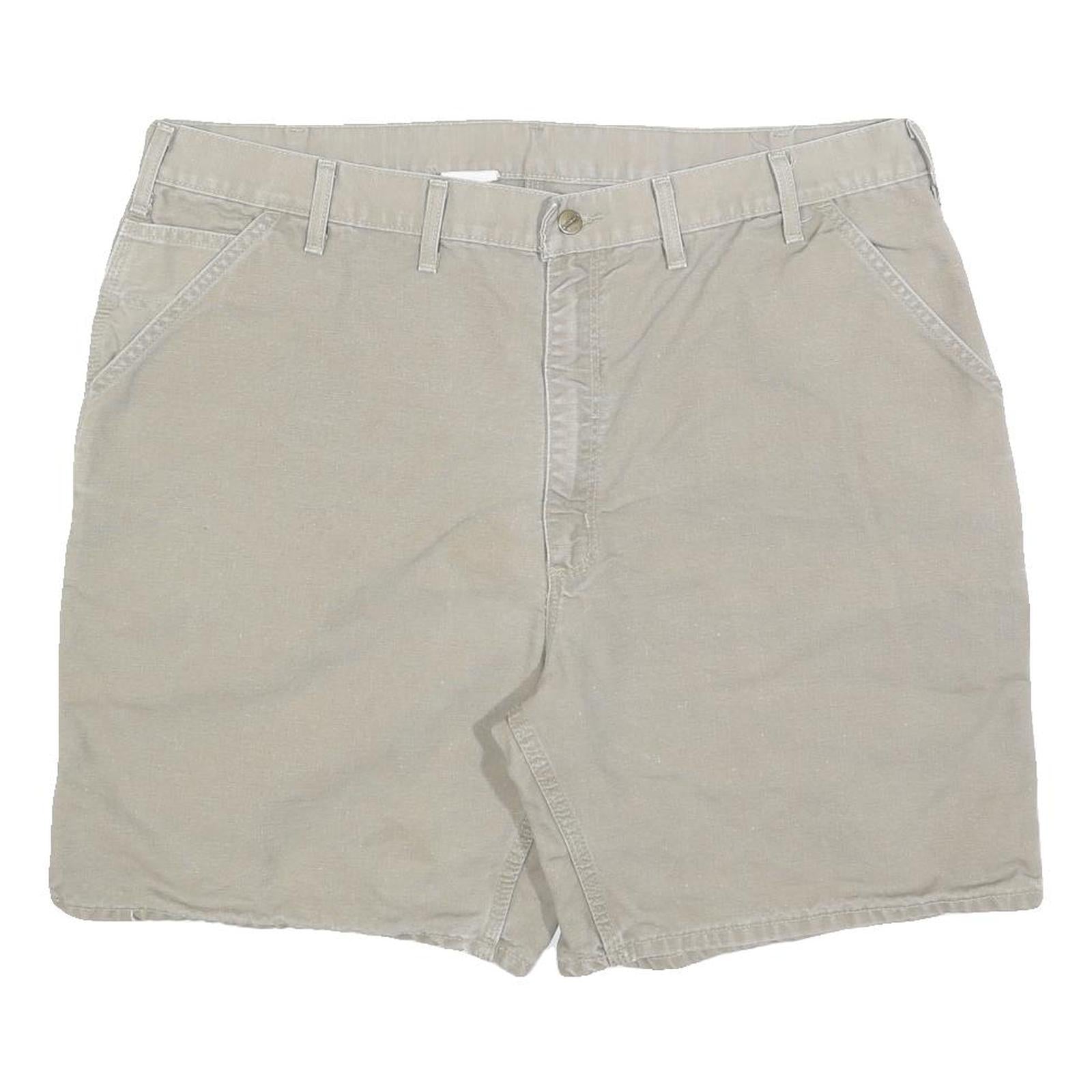 CARHARTT Mens Shorts Beige Casual Regular XL W40 Cotton Blend Workwear Refurbished - N/A refurbished available on Cerqular