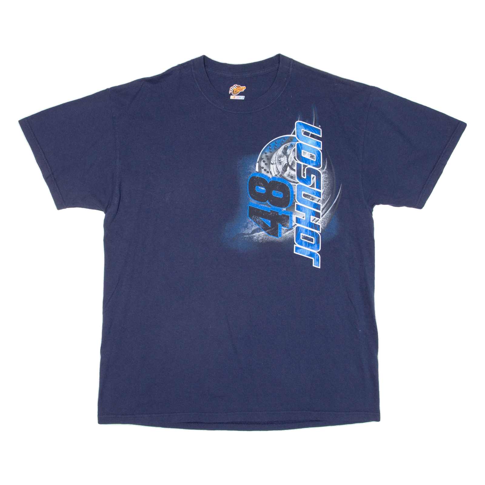 WINNERS CIRCLE 48 Johnson Mens T-Shirt Blue USA L Refurbished - N/A refurbished available on Cerqular
