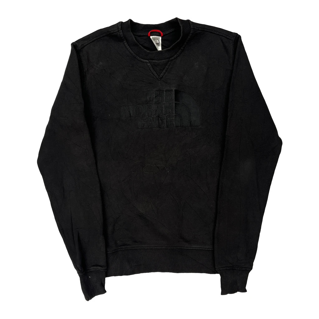 The North Face Sweatshirt - XS Black Cotton Refurbished - Thrifted (note: this is a term often used to describe second- refurbished available on Cerqular