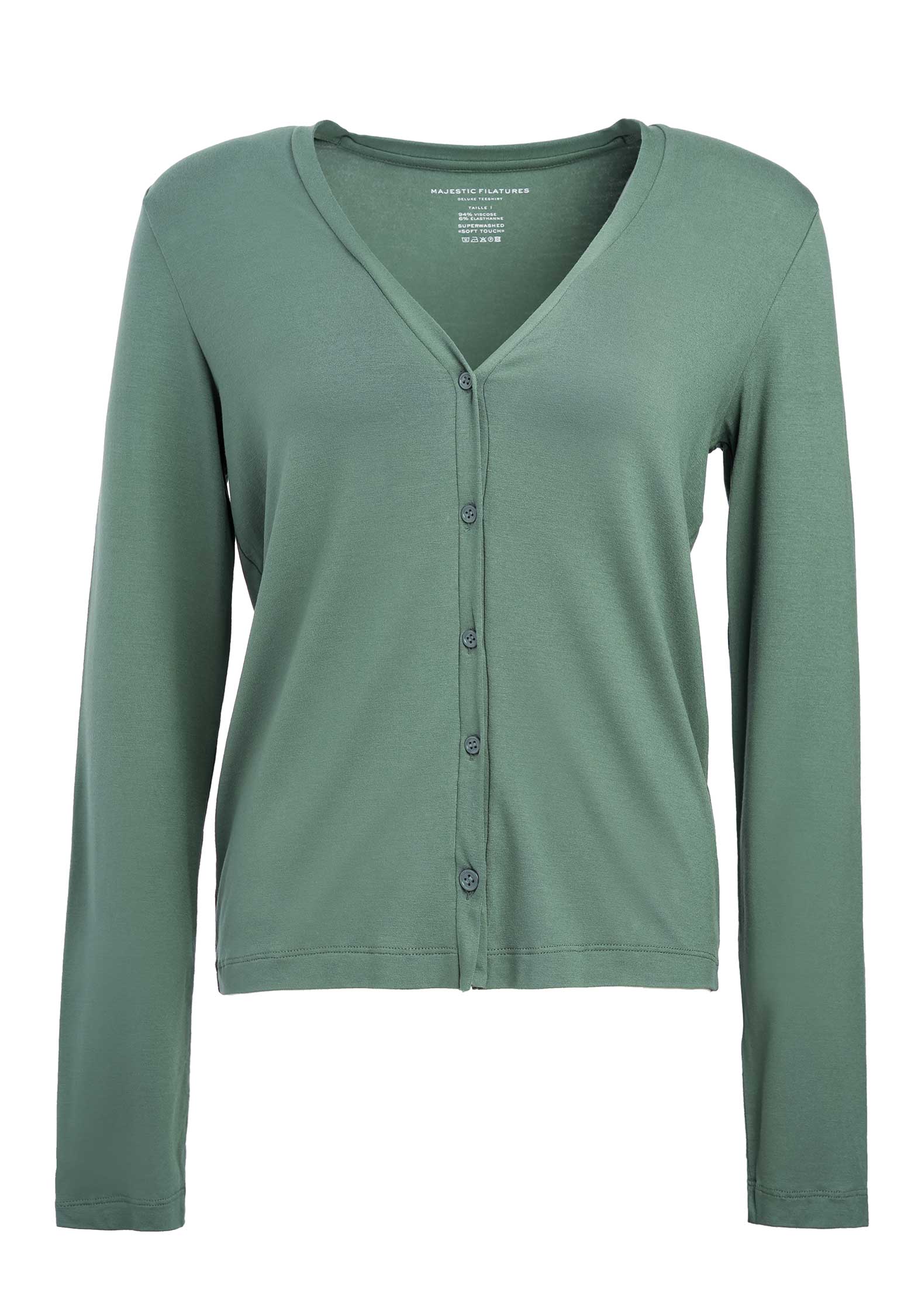 Cardigan M001-fgi035 Malachite | Color: MALACHITE | Size: 3-L Refurbished - Rue Madame is a known brand, and the standardized name is " refurbished available on Cerqular