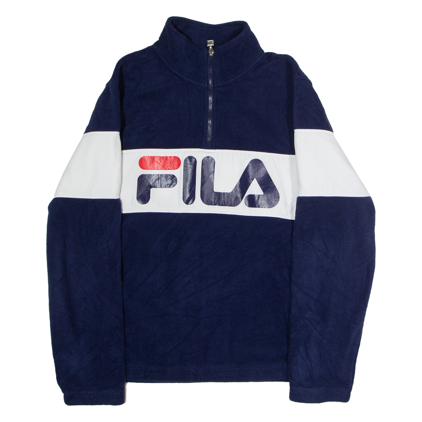 Buy FILA Mens Patterned Fleece Blue Colourblock 1/4 Zip M Refurbished - $40.29 FILA Mens Patterned Fleece Blue Colourblock 1/4 Zip M Refurbished - N/A refurbished available on Cerqular