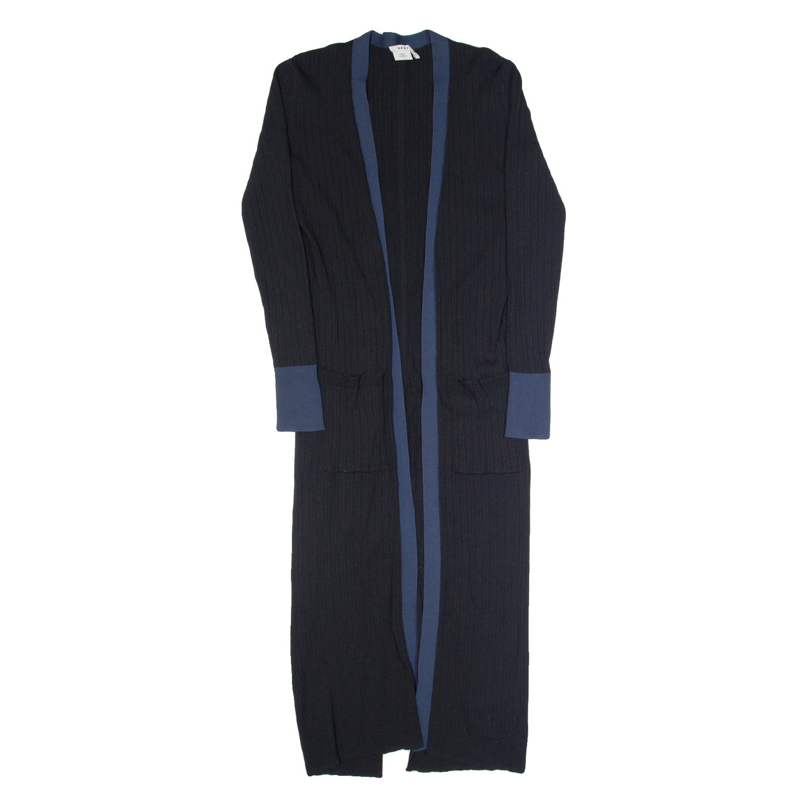 DKNY Womens Cardigan Black Tight Knit XS Refurbished - N/A refurbished available on Cerqular