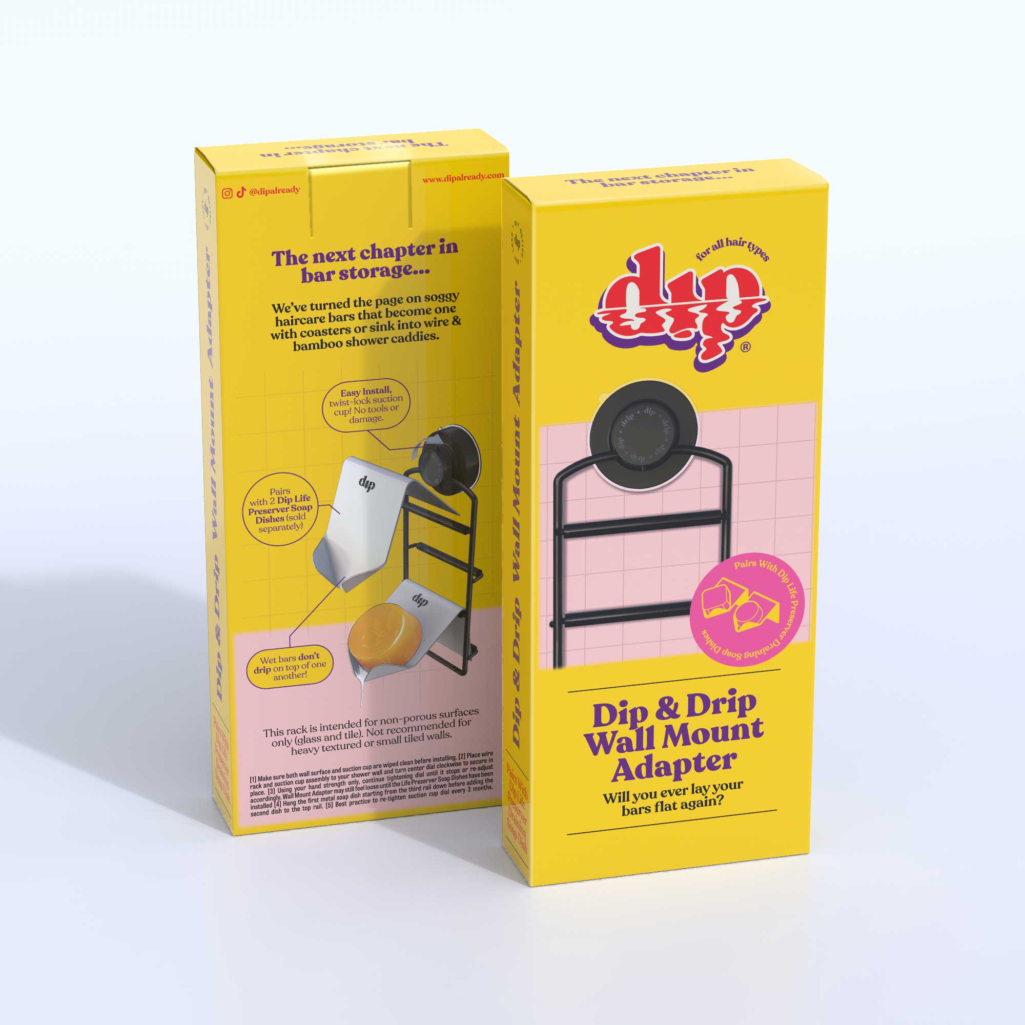 Dip & Drip Wall Mount Adapter (Adapter only) Refurbished - Dip Sustainable Hair Care refurbished available on Cerqular