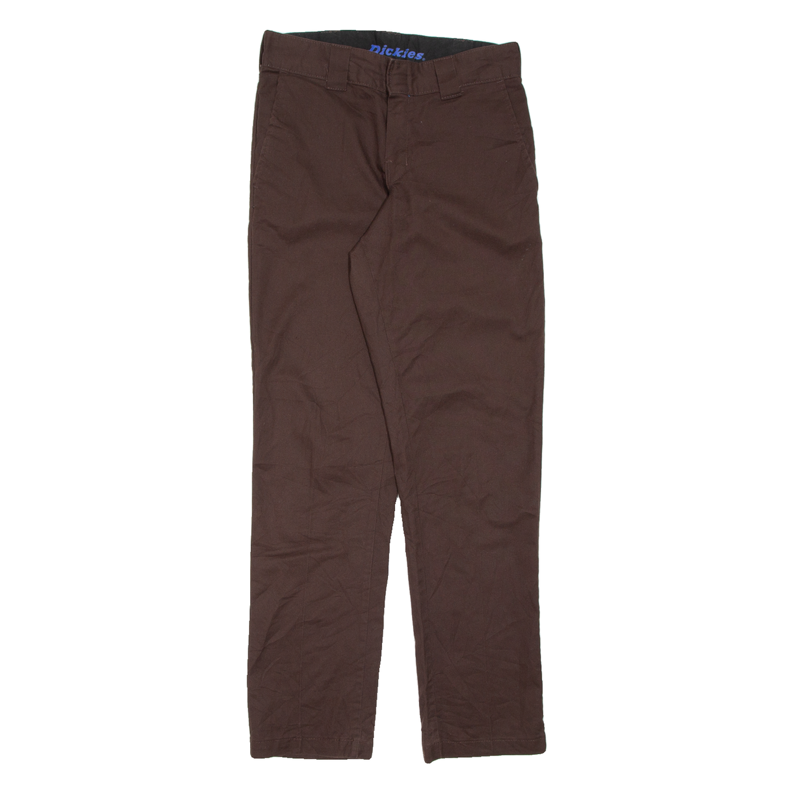 DICKIES Chino Mens Trousers Brown Regular Tapered W29 L32 Refurbished - N/A refurbished available on Cerqular