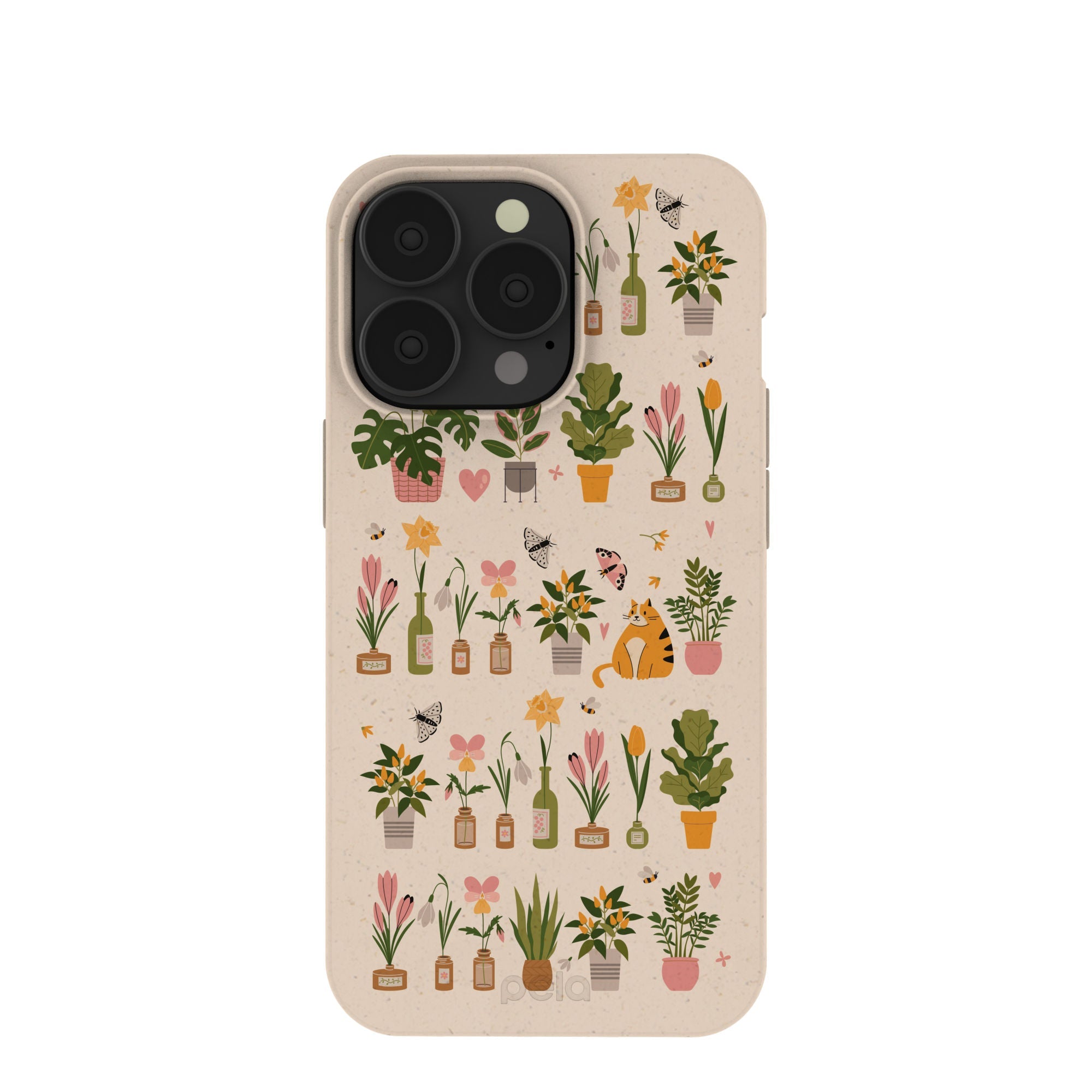 Seashell Plants and Blooms iPhone 13 Pro Case Refurbished - Pela Case refurbished available on Cerqular