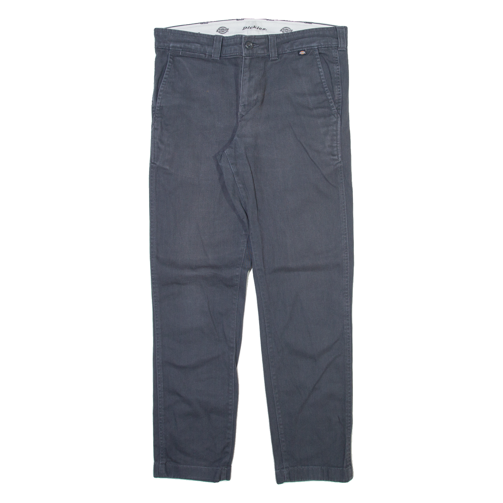 DICKIES Mens Trousers Grey Regular Straight W32 L29 Refurbished - N/A refurbished available on Cerqular