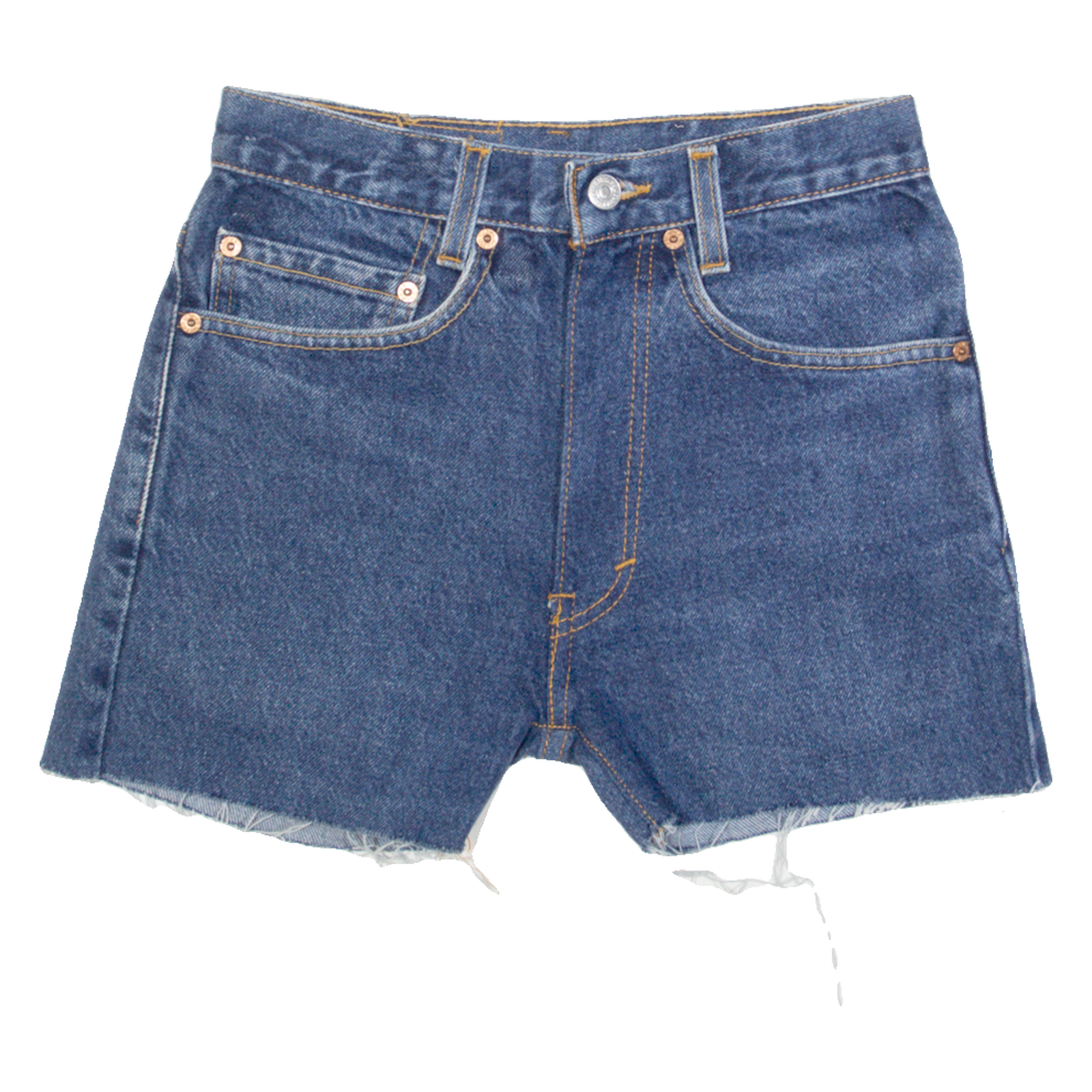 LEVI'S 517 Cut Off Womens Denim Shorts Blue S W26 Refurbished - N/A refurbished available on Cerqular