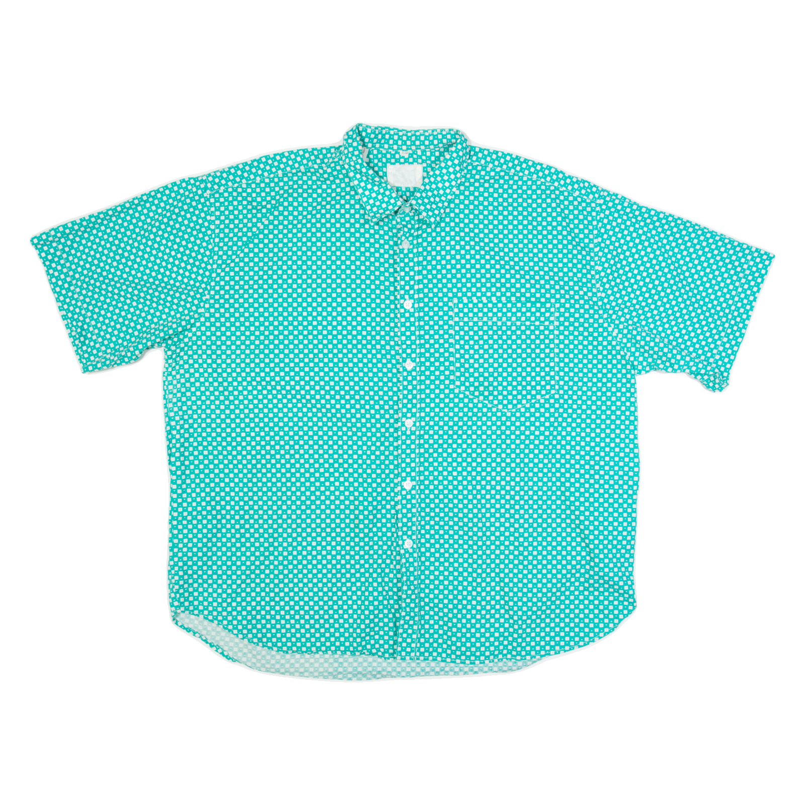 Mens Shirt Green 90s Spotted XL Refurbished - N/A refurbished available on Cerqular