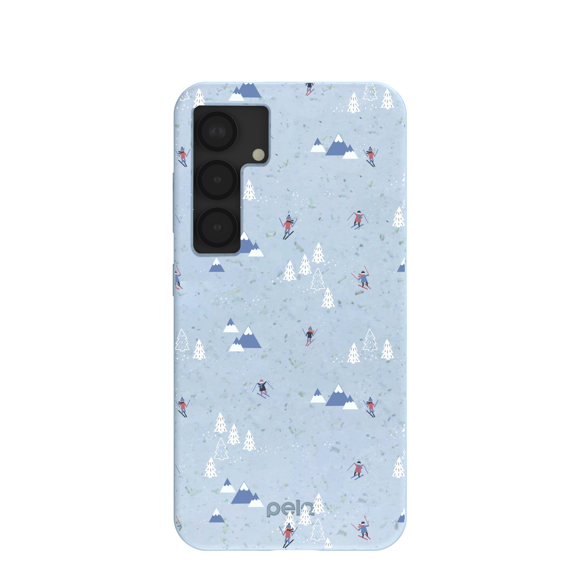 Powder Blue Ski Pass Samsung Galaxy S25 Case Refurbished - Pela Case refurbished available on Cerqular