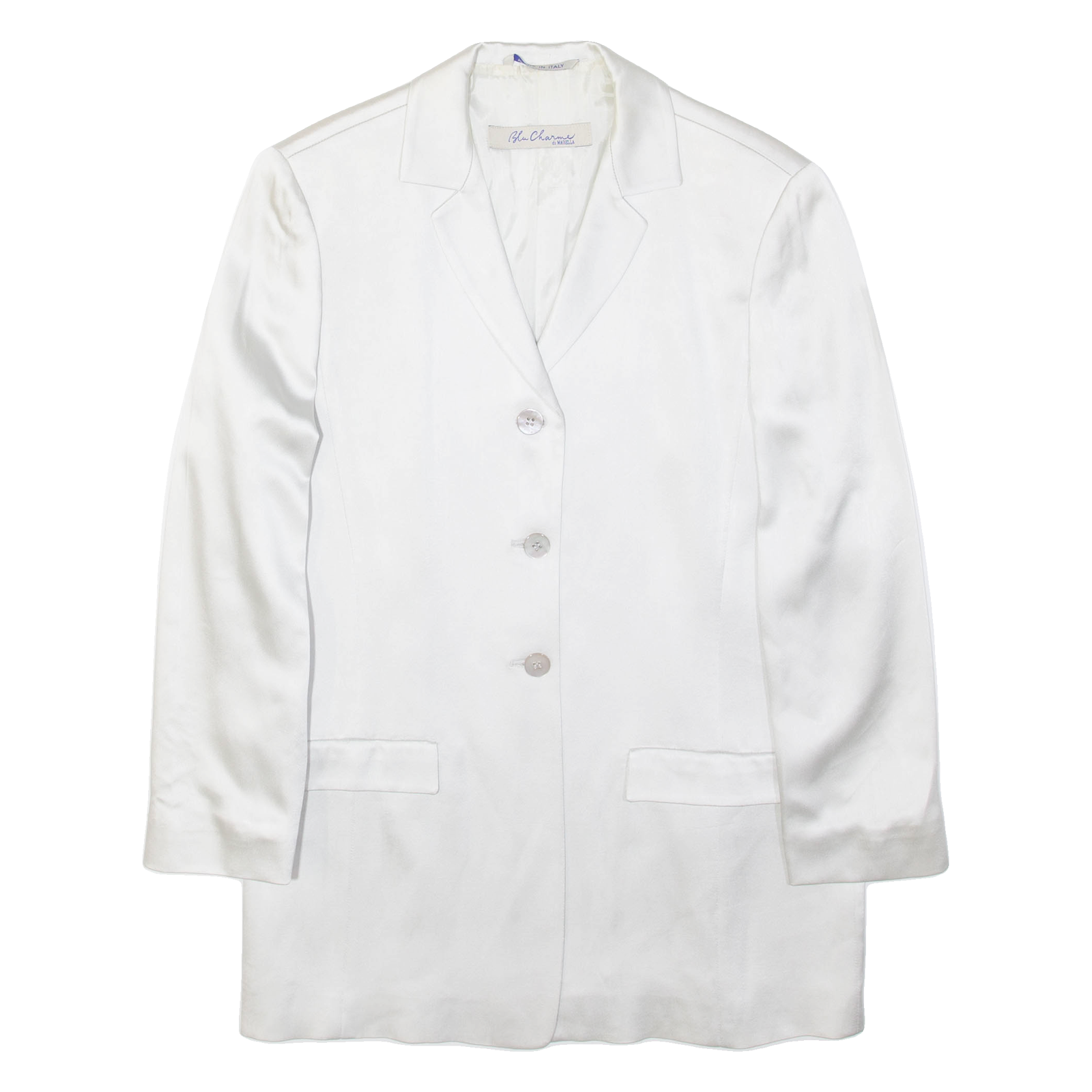 Buy BLU CHARME Womens Blazer Jacket White Satin Viscose UK 10 Refurbished - $28.07 BLU CHARME Womens Blazer Jacket White Satin Viscose UK 10 Refurbished - N/A refurbished available on Cerqular