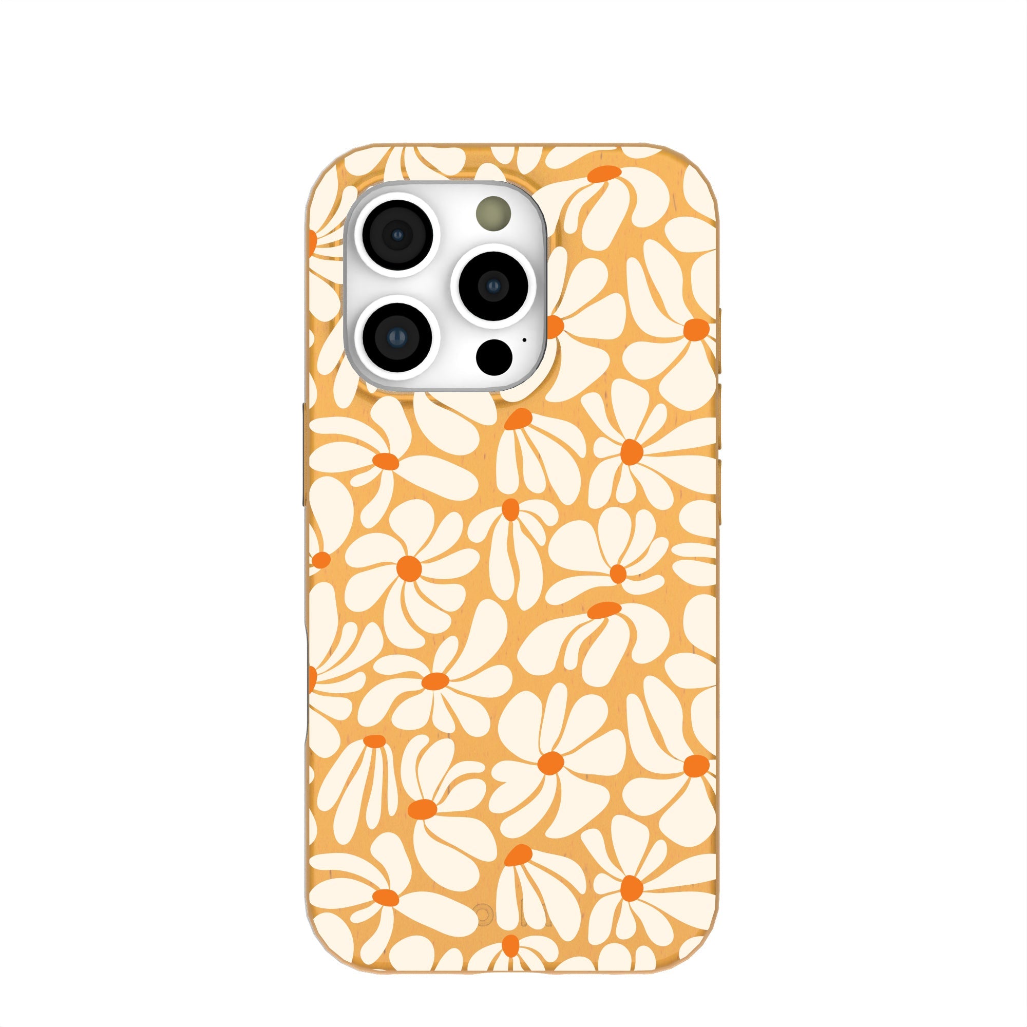 Honey Funky Petals iPhone 16 Pro Case Refurbished - Pela Case refurbished available on Cerqular