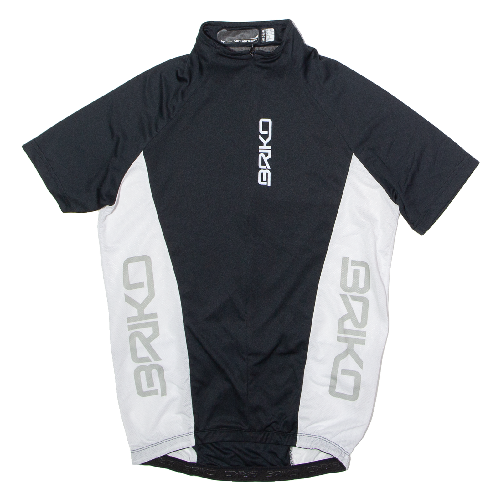 BRIKO Cycling Mens Jersey Black 1/2 Zip S Refurbished - N/A refurbished available on Cerqular