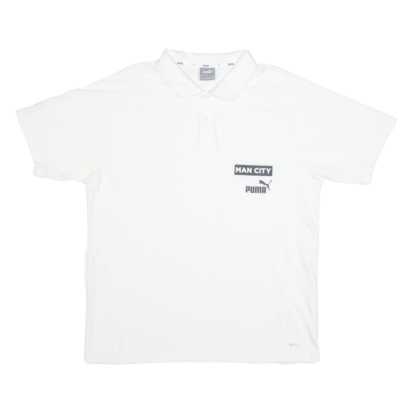 PUMA Manchester City Mens Polo Shirt White L Refurbished - N/A refurbished available on Cerqular