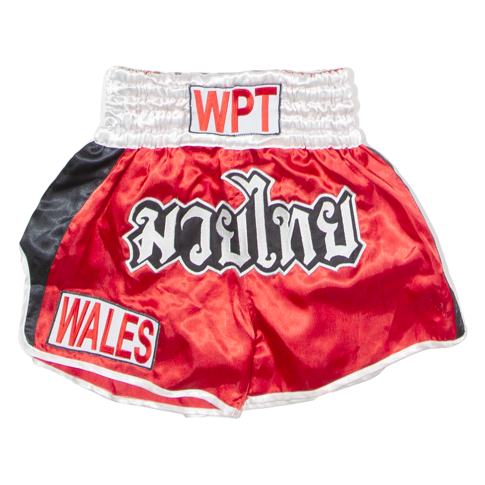 WPT Martial Arts Wales Mens Sports Shorts Red Crazy Pattern S W20 Refurbished - N/A refurbished available on Cerqular