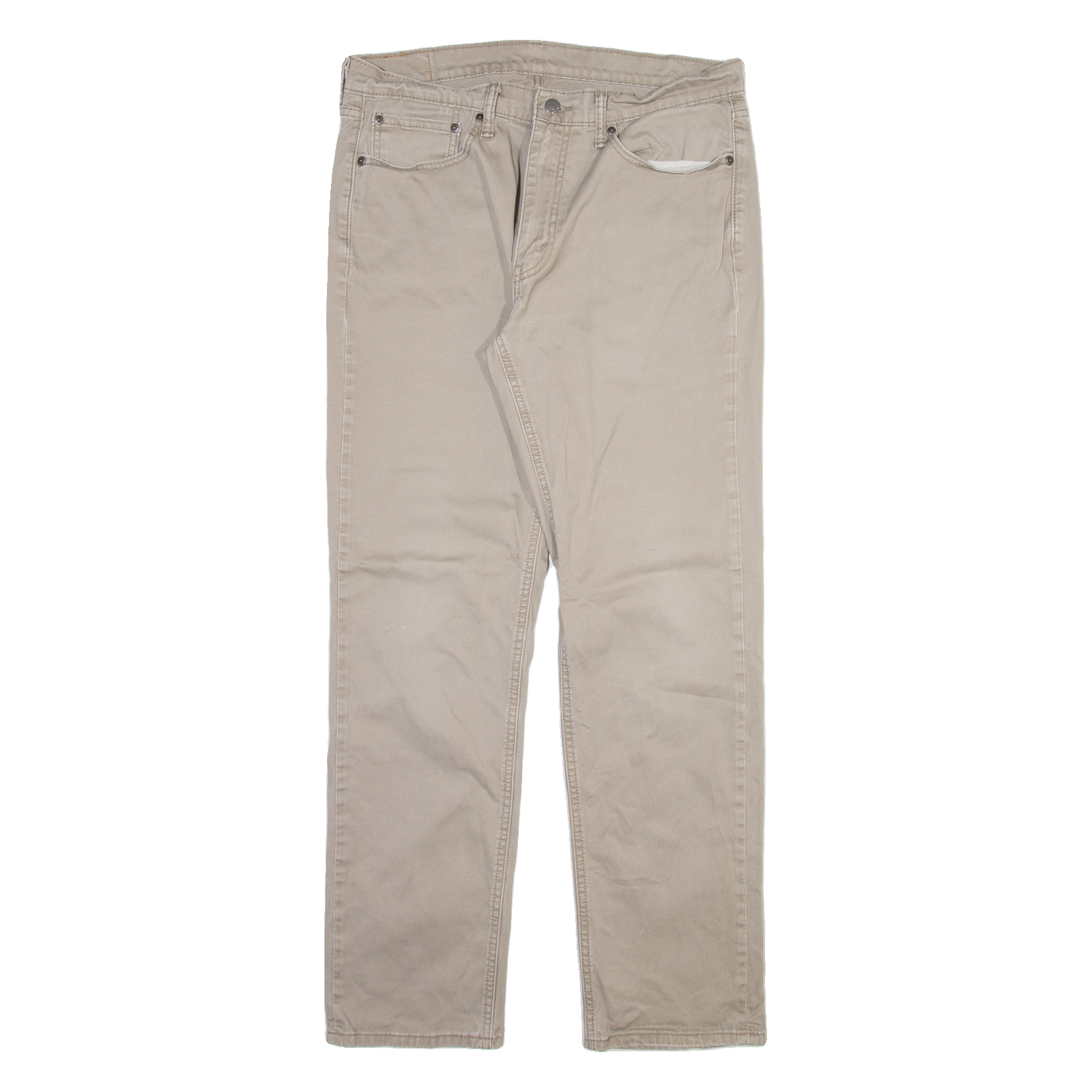 LEVI'S 541 Mens Trousers Beige Regular Straight W34 L31 Refurbished - N/A refurbished available on Cerqular