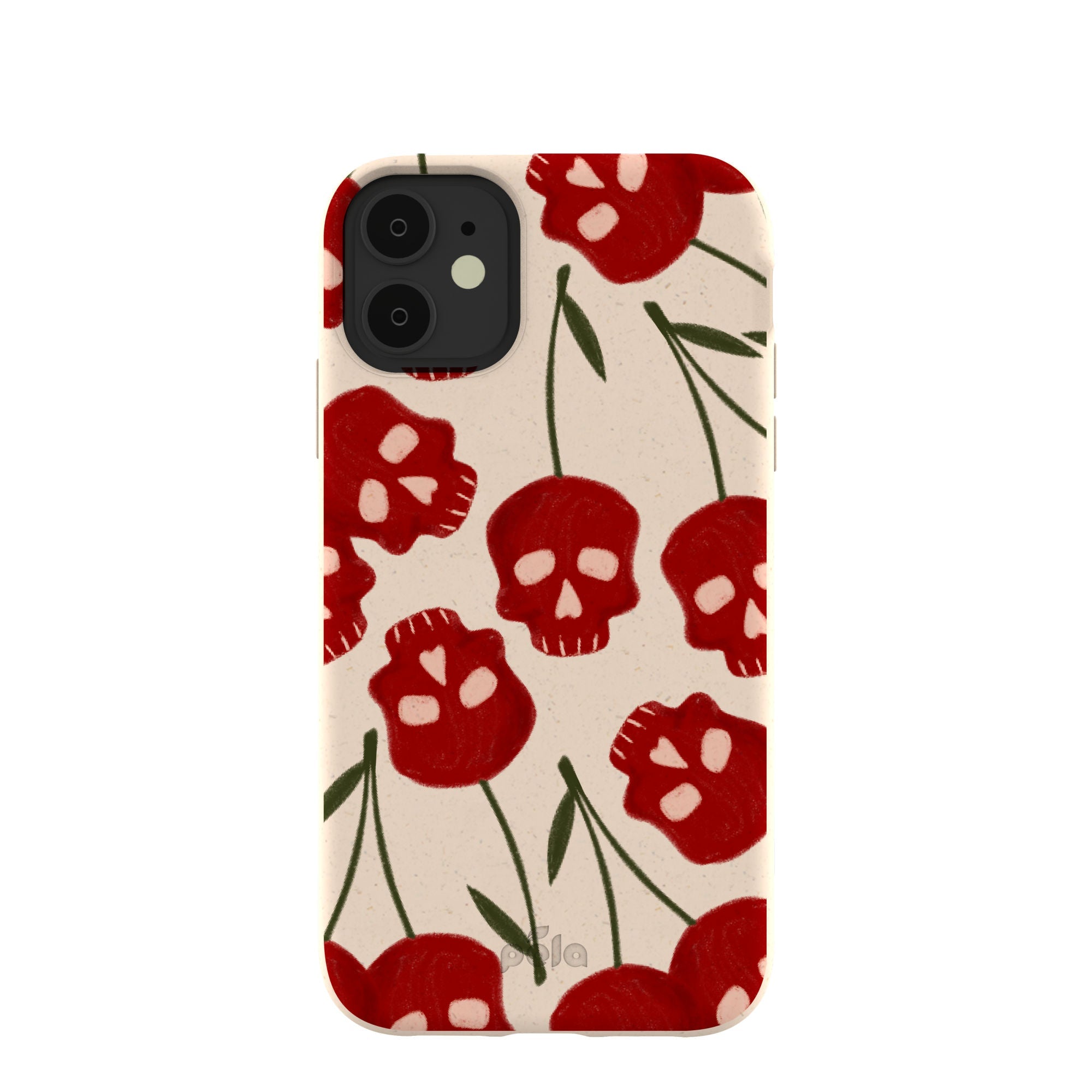 Seashell Scary Cherry iPhone 11 Case Refurbished - Pela Case refurbished available on Cerqular
