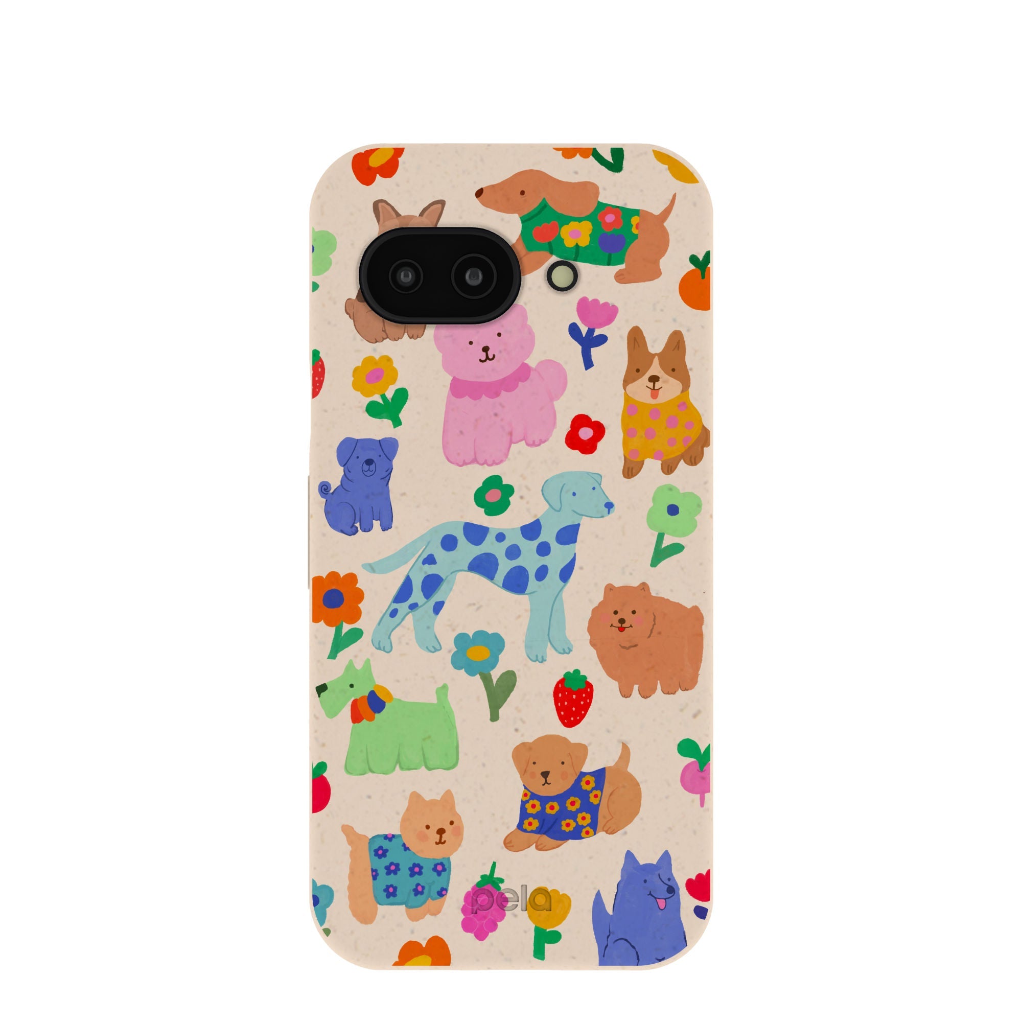 Seashell Pup Bloom Google Pixel 9a Case Refurbished - Pela Case refurbished available on Cerqular