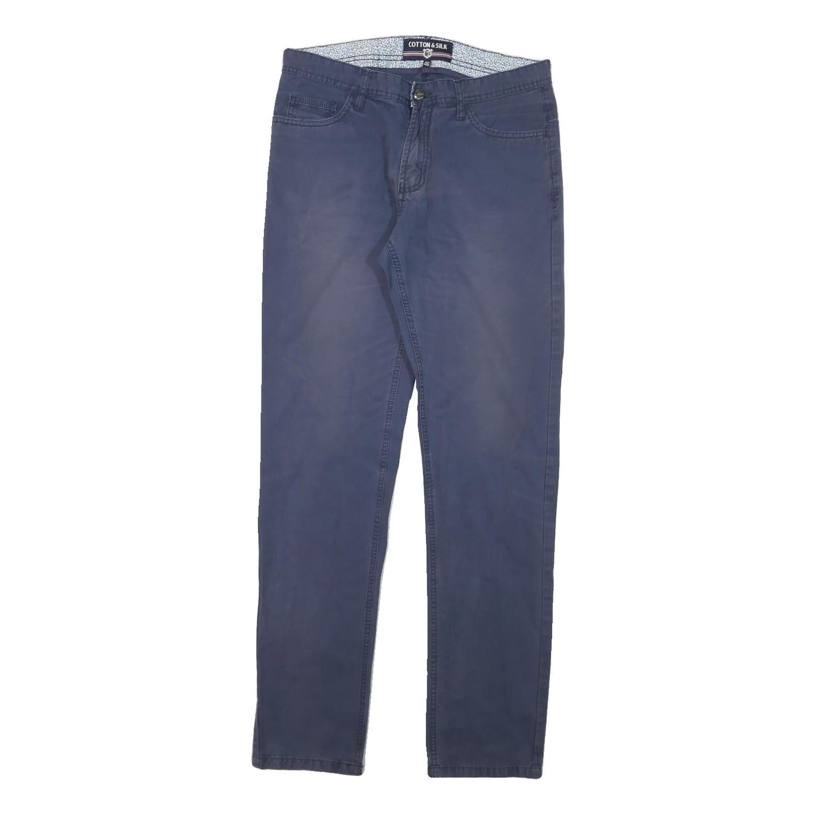 Buy C&S Mens Cotton Blend Blue Slim Slim Fit Trousers W30 L31 Casual Zip Closure Refurbished - $23.39 C&S Mens Cotton Blend Blue Slim Slim Fit Trousers W30 L31 Casual Zip Closure Refurbished - N/A refurbished available on Cerqular