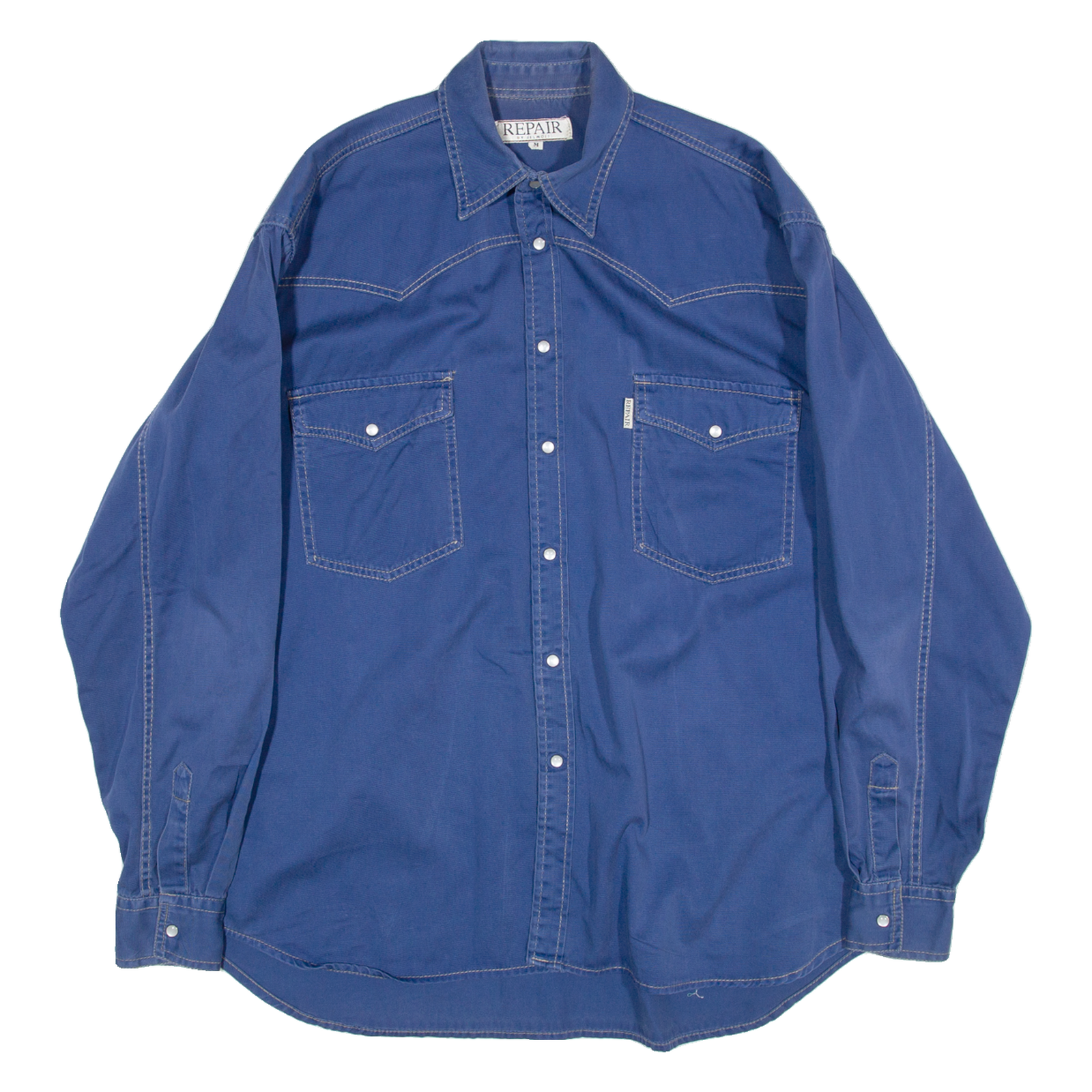 Buy REPAIR Mens Plain Shirt Blue Long Sleeve M Refurbished - $18.19 REPAIR Mens Plain Shirt Blue Long Sleeve M Refurbished - N/A refurbished available on Cerqular