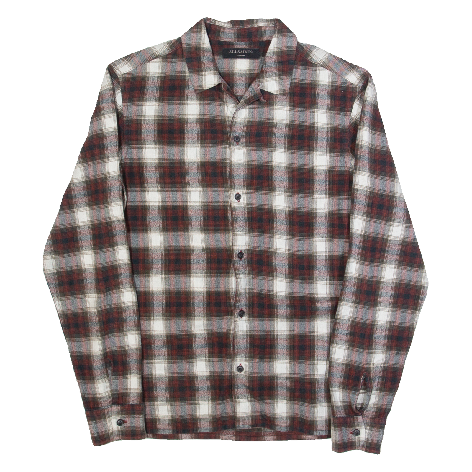 Buy ALL SAINTS Mens Shirt Red Check Long Sleeve XS Refurbished - $31.19 ALL SAINTS Mens Shirt Red Check Long Sleeve XS Refurbished - N/A refurbished available on Cerqular