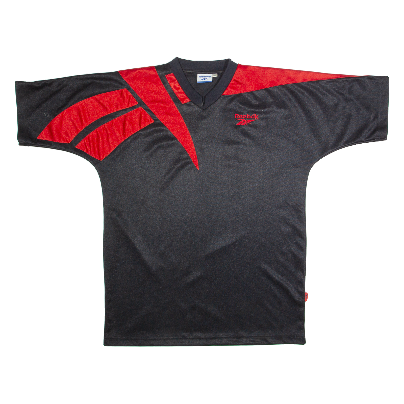REEBOK Mens Jersey Black V-Neck L Refurbished - N/A refurbished available on Cerqular