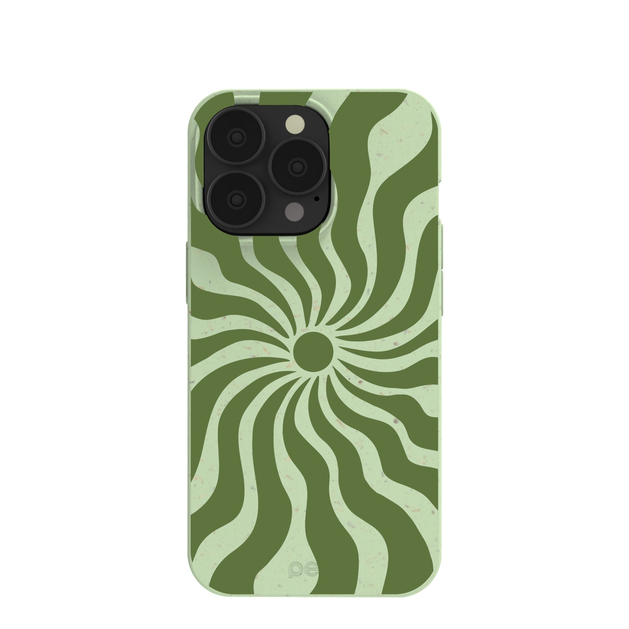 Sage Green Watermelon Time Warp iPhone 13 Pro Case Refurbished - Pela Case refurbished available on Cerqular