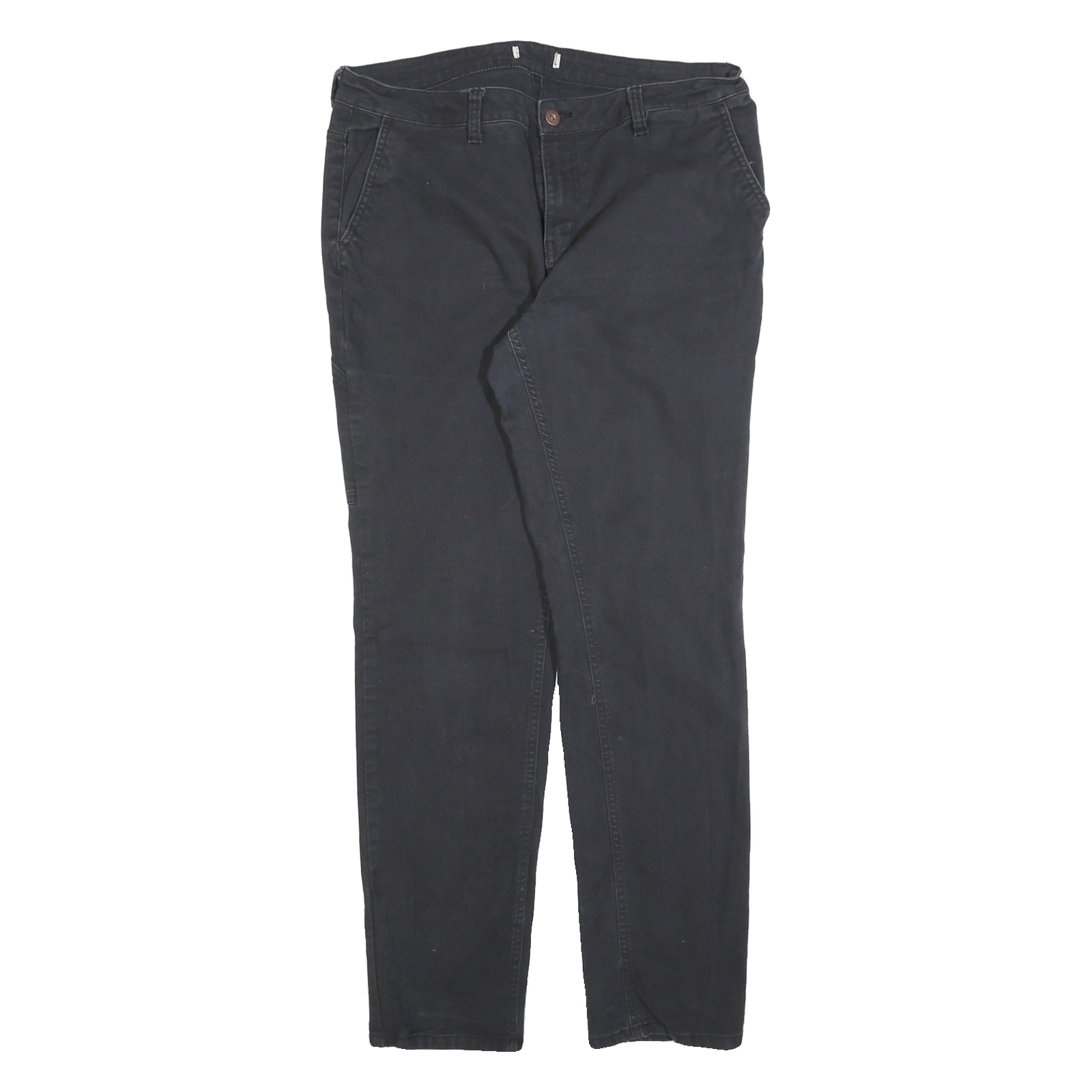 DICKIES Womens Slim Black Jeans Cotton Blend Zip W34 L30 Classic Slim Fit Refurbished - N/A refurbished available on Cerqular