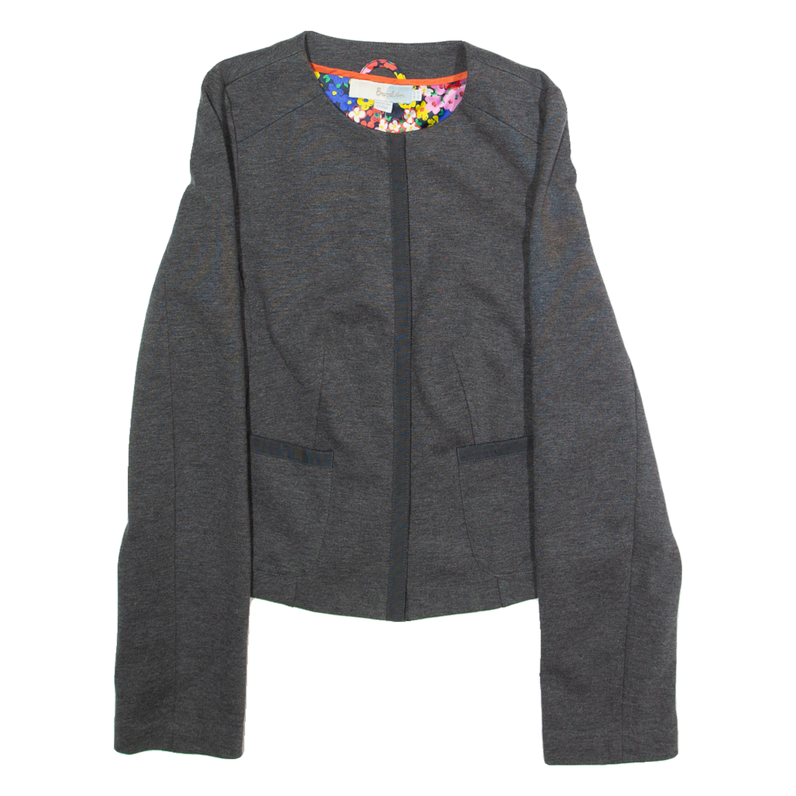 BODEN Womens Blazer Jacket Grey XS Refurbished - N/A refurbished available on Cerqular
