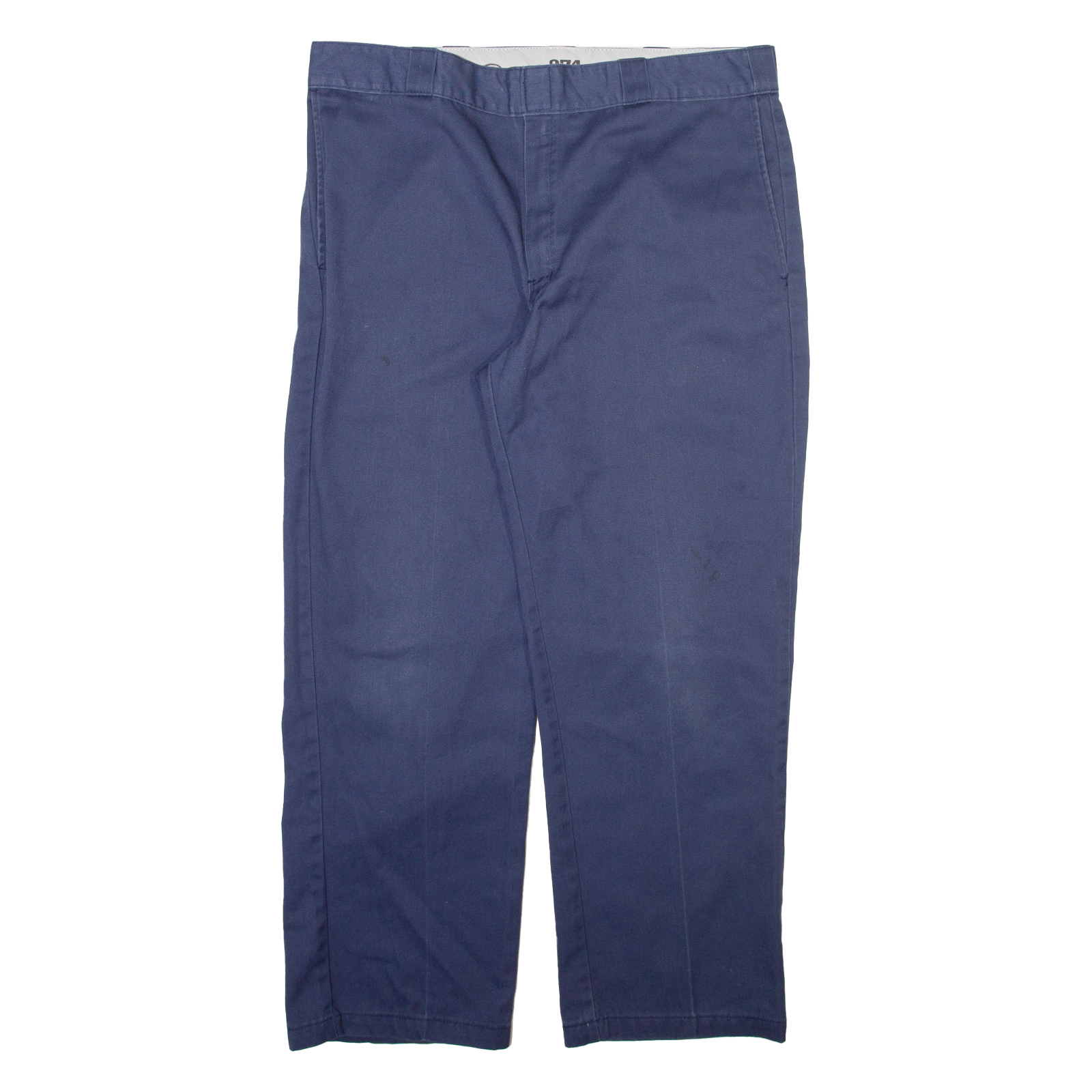 DICKIES 874 Workwear Mens Trousers Blue Regular Straight W37 L28 Refurbished - N/A refurbished available on Cerqular